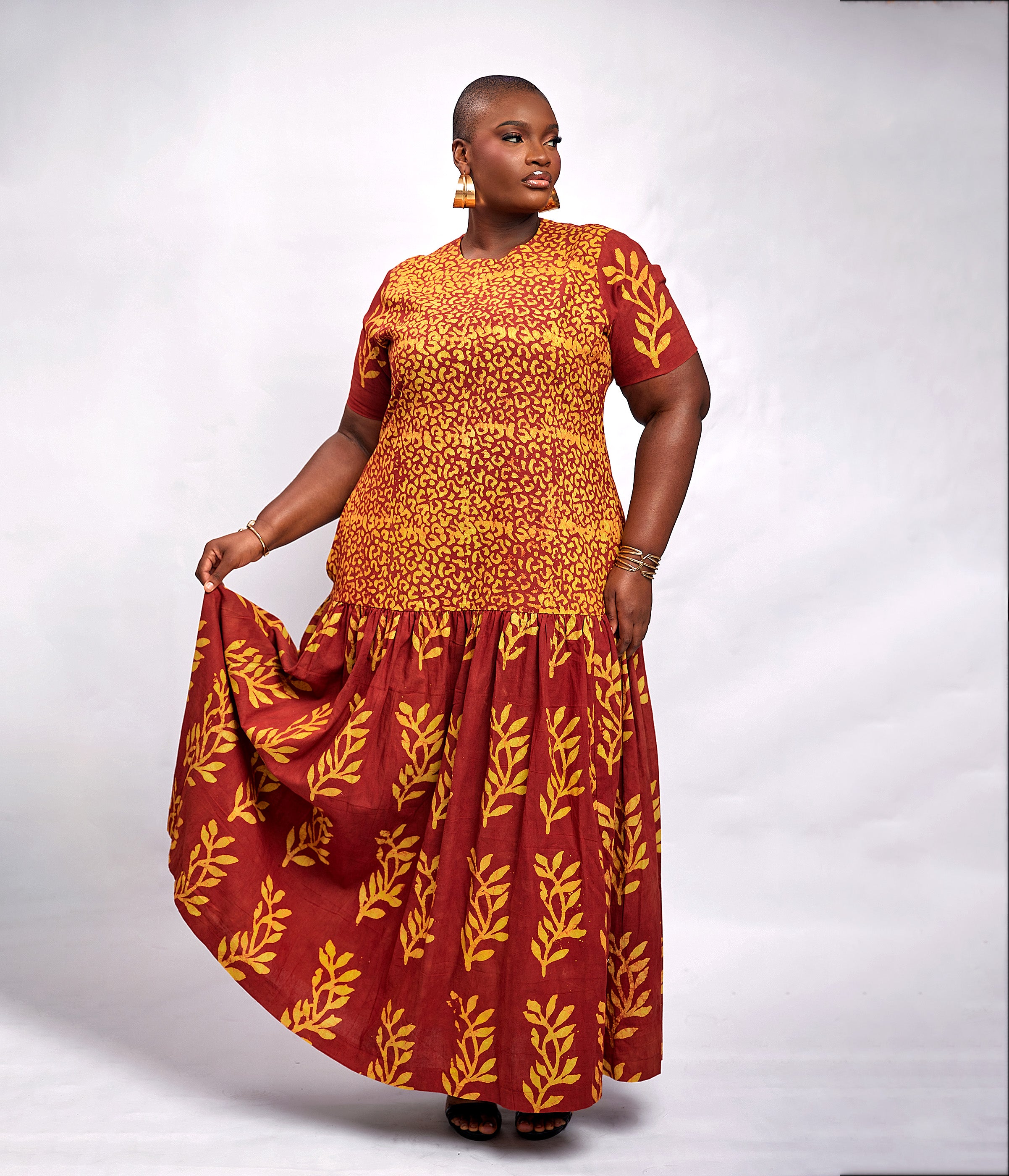 Wild Maxi Dress (Hand-dyed)