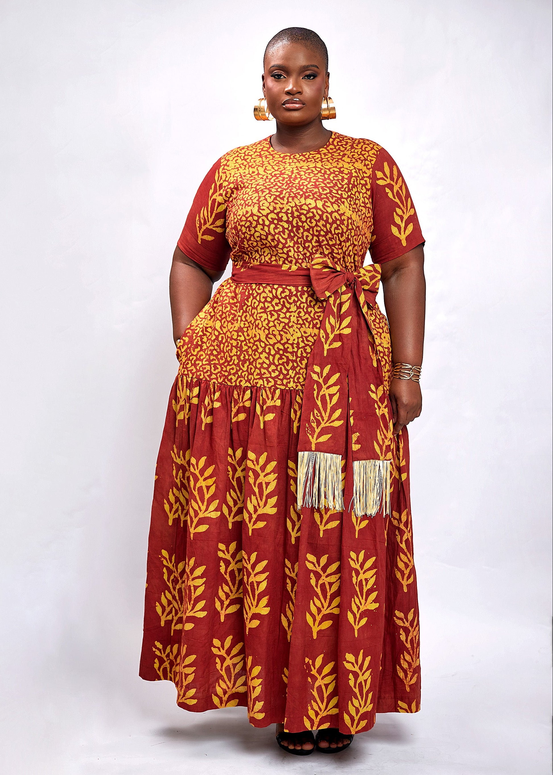 Wild Maxi Dress (Hand-dyed)