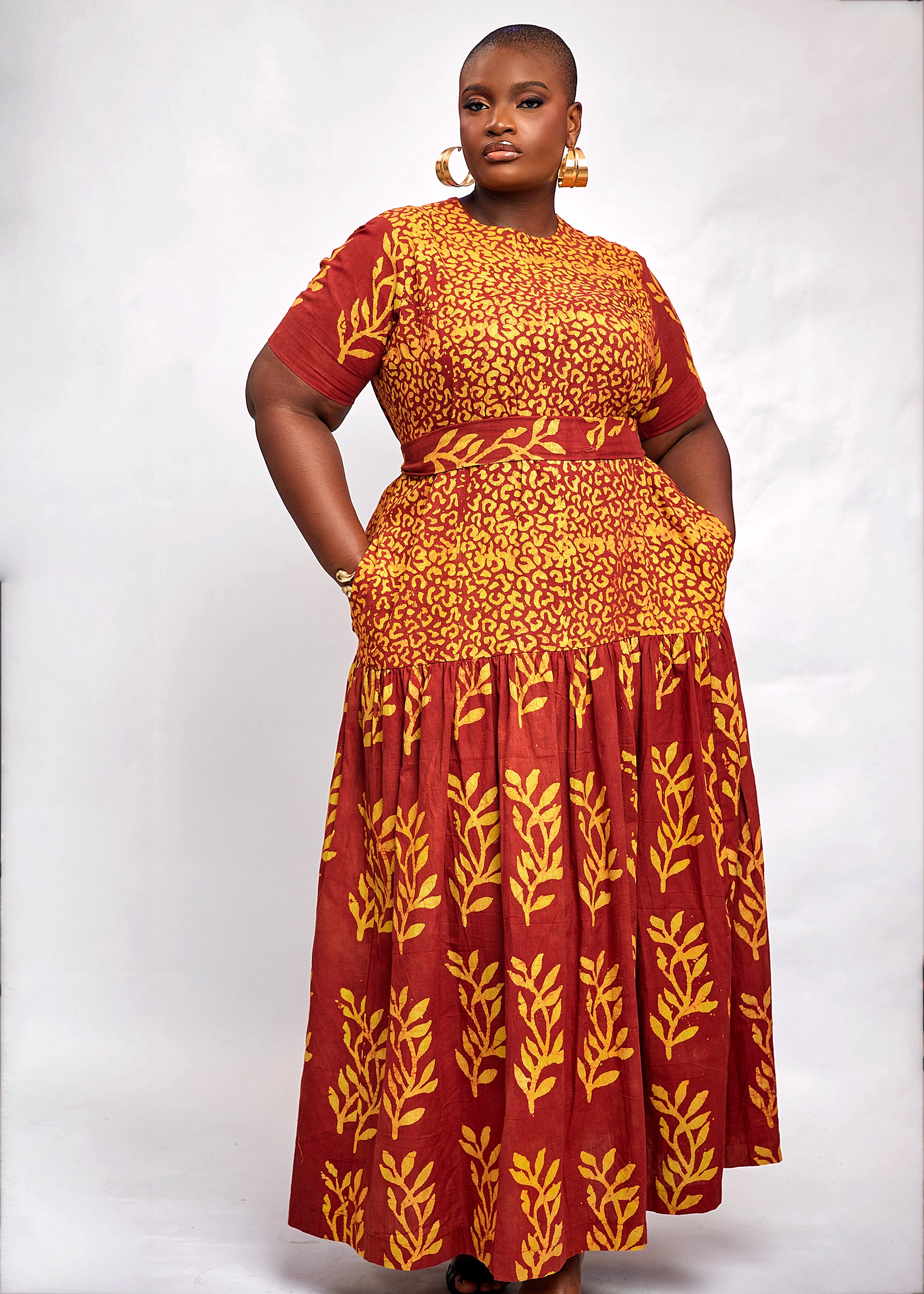 Wild Maxi Dress (Hand-dyed)