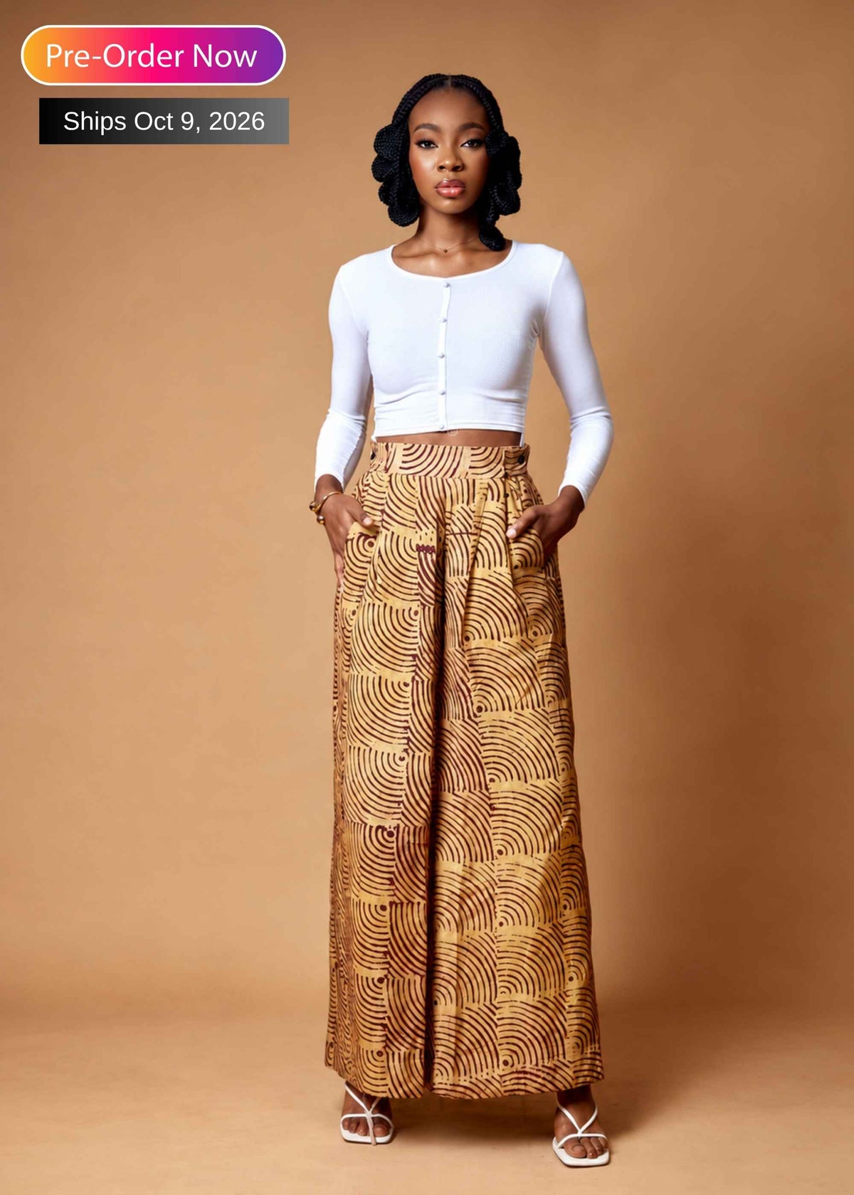 Fan Palazzo Pants