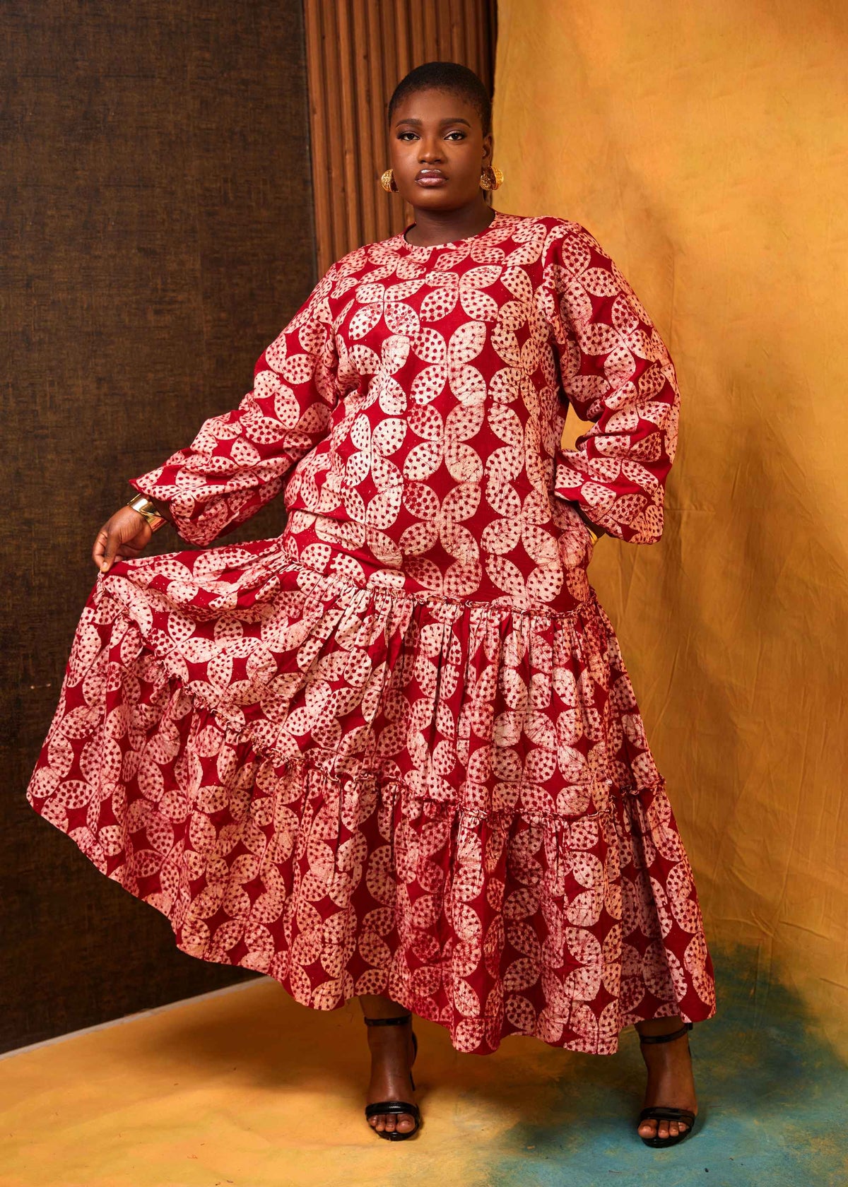 Tier Midi Dress (Hand-dyed)