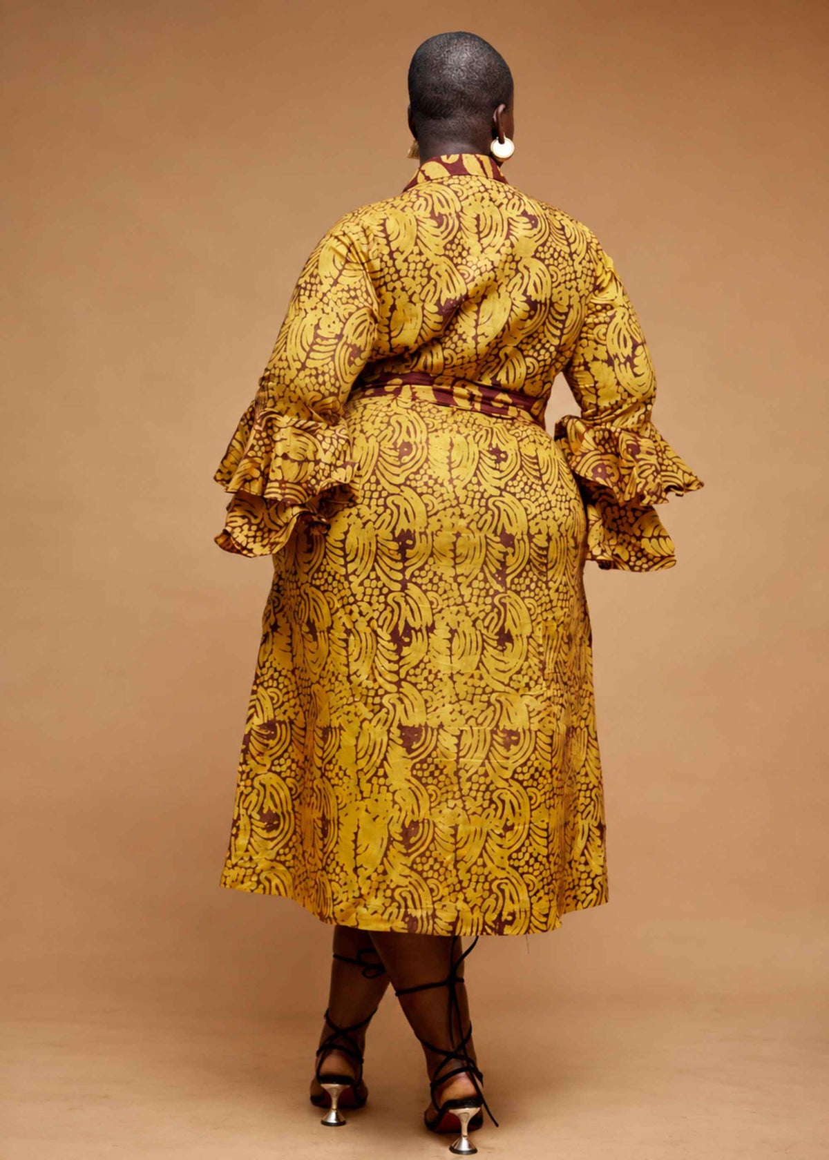 Hand-dyed Abstract Shirt Dress