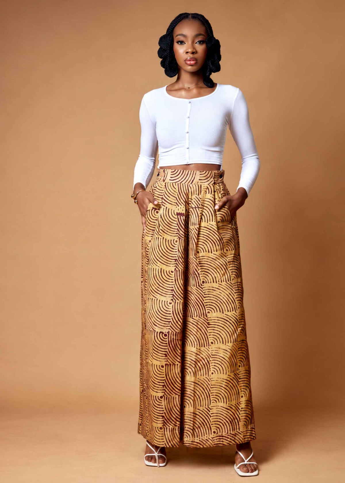 Fan Palazzo Pants