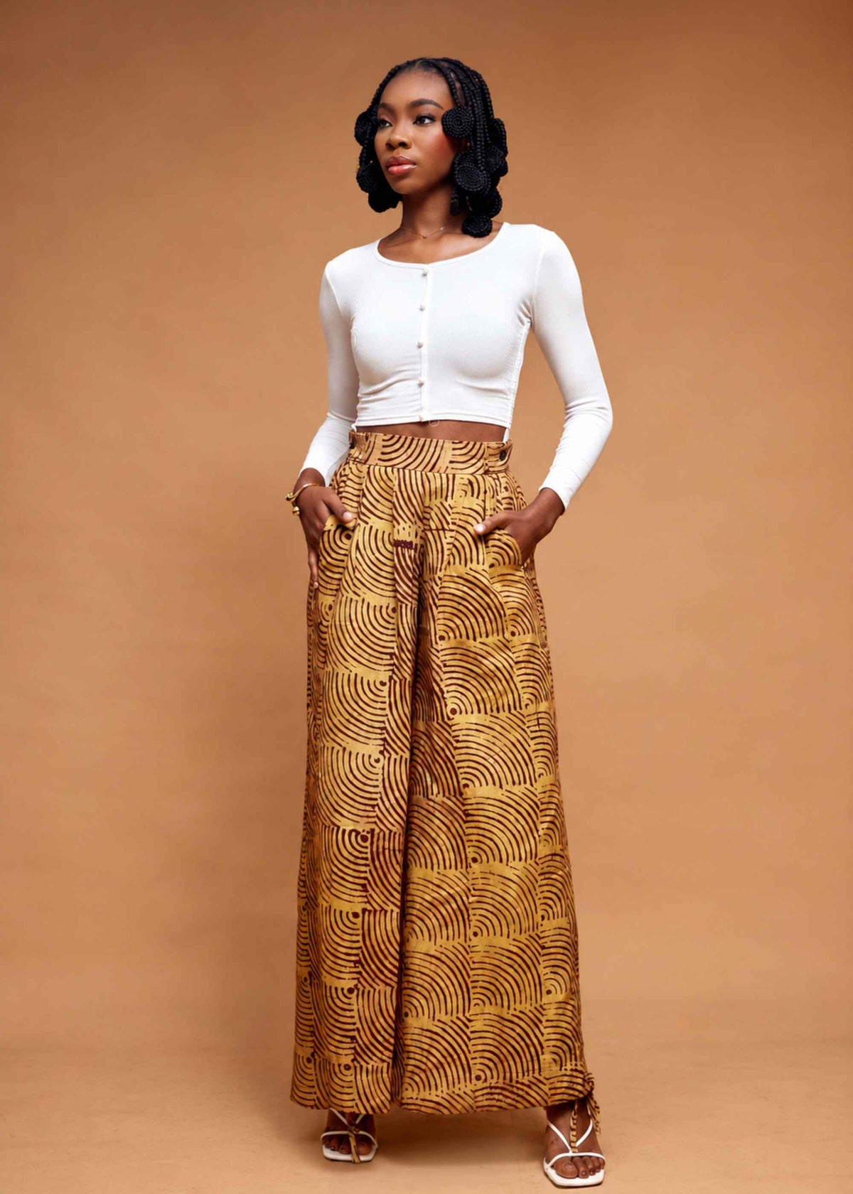 Fan Palazzo Pants