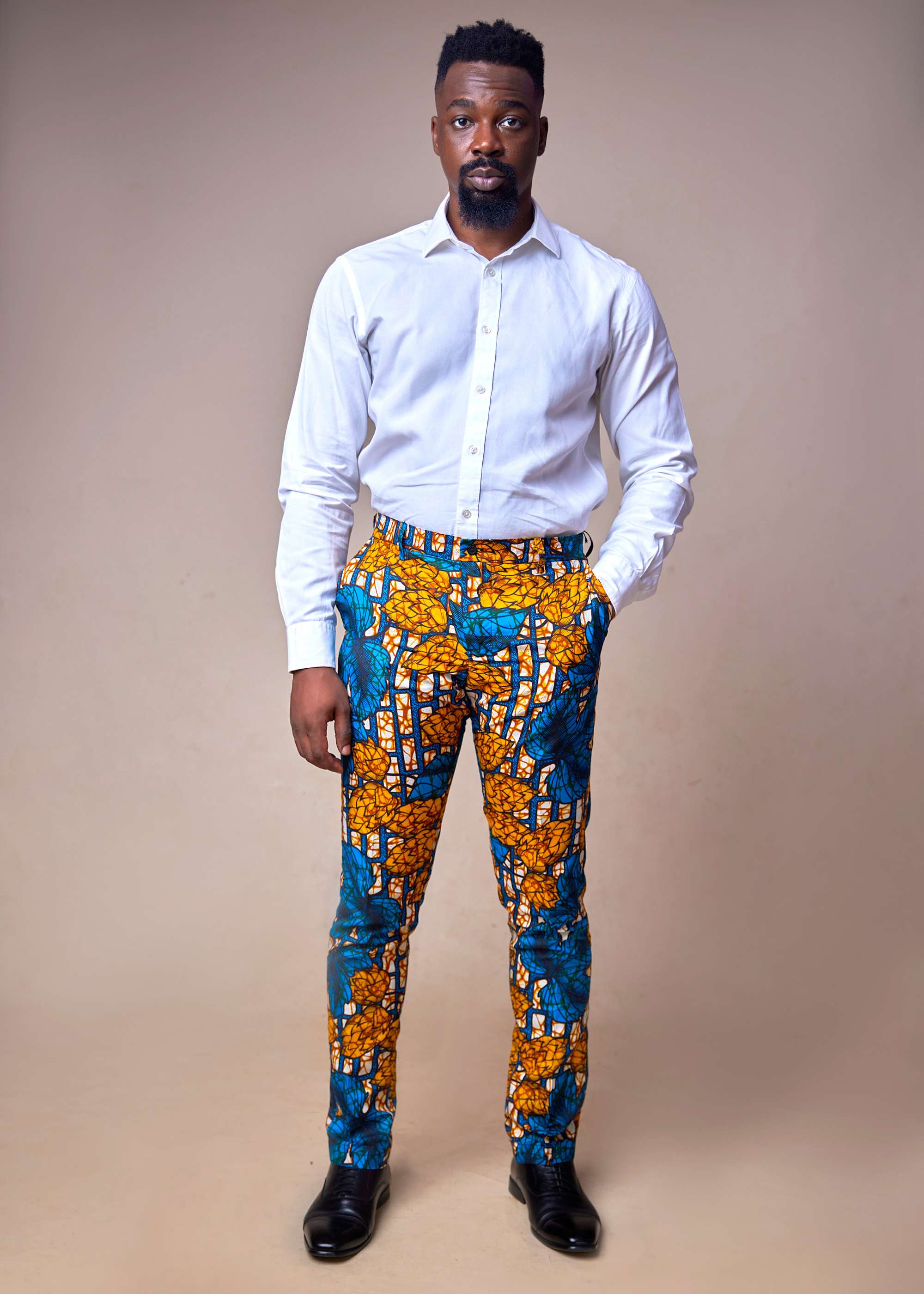 Blue Leaf Pants