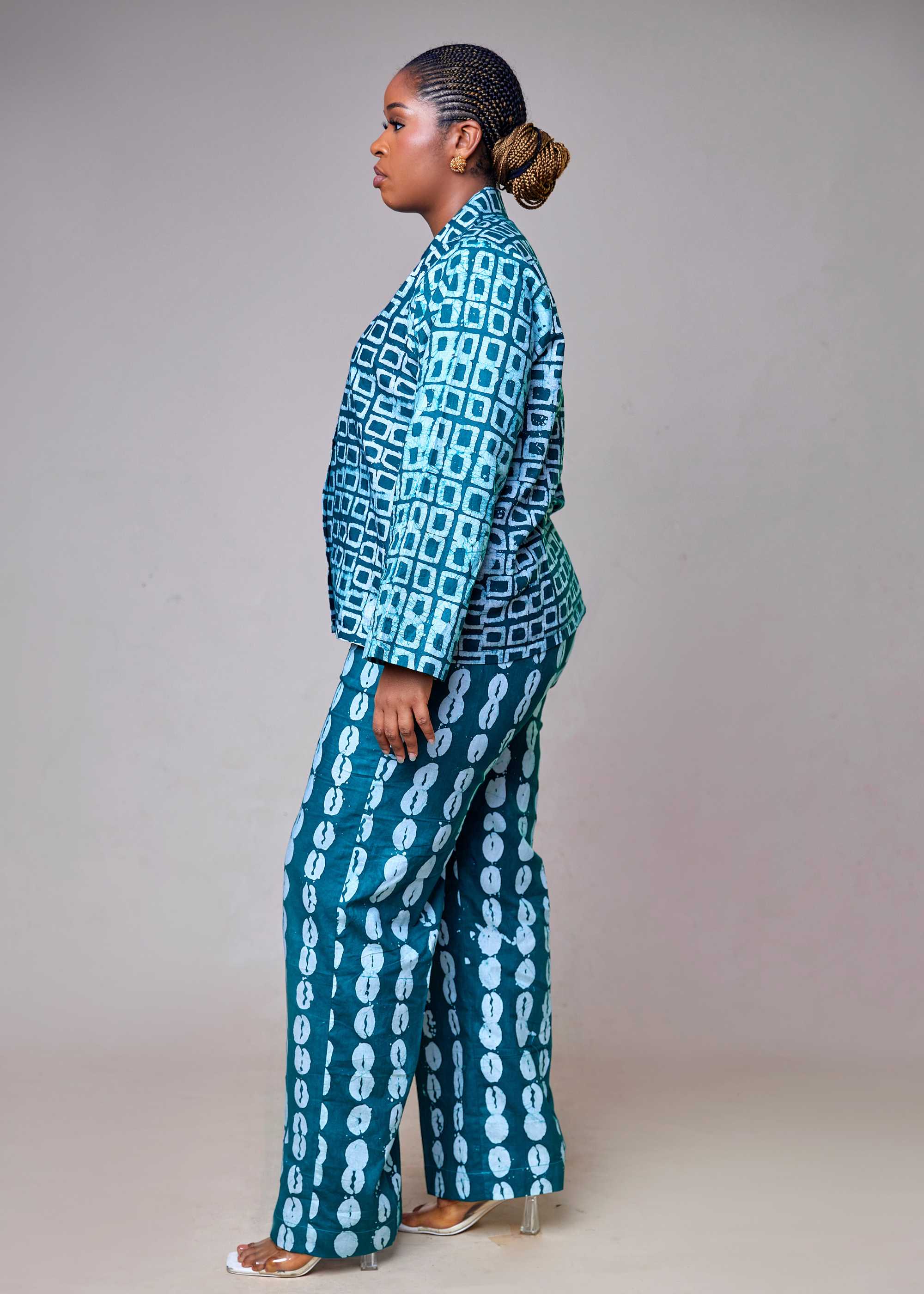 Abeke Wideleg Pants