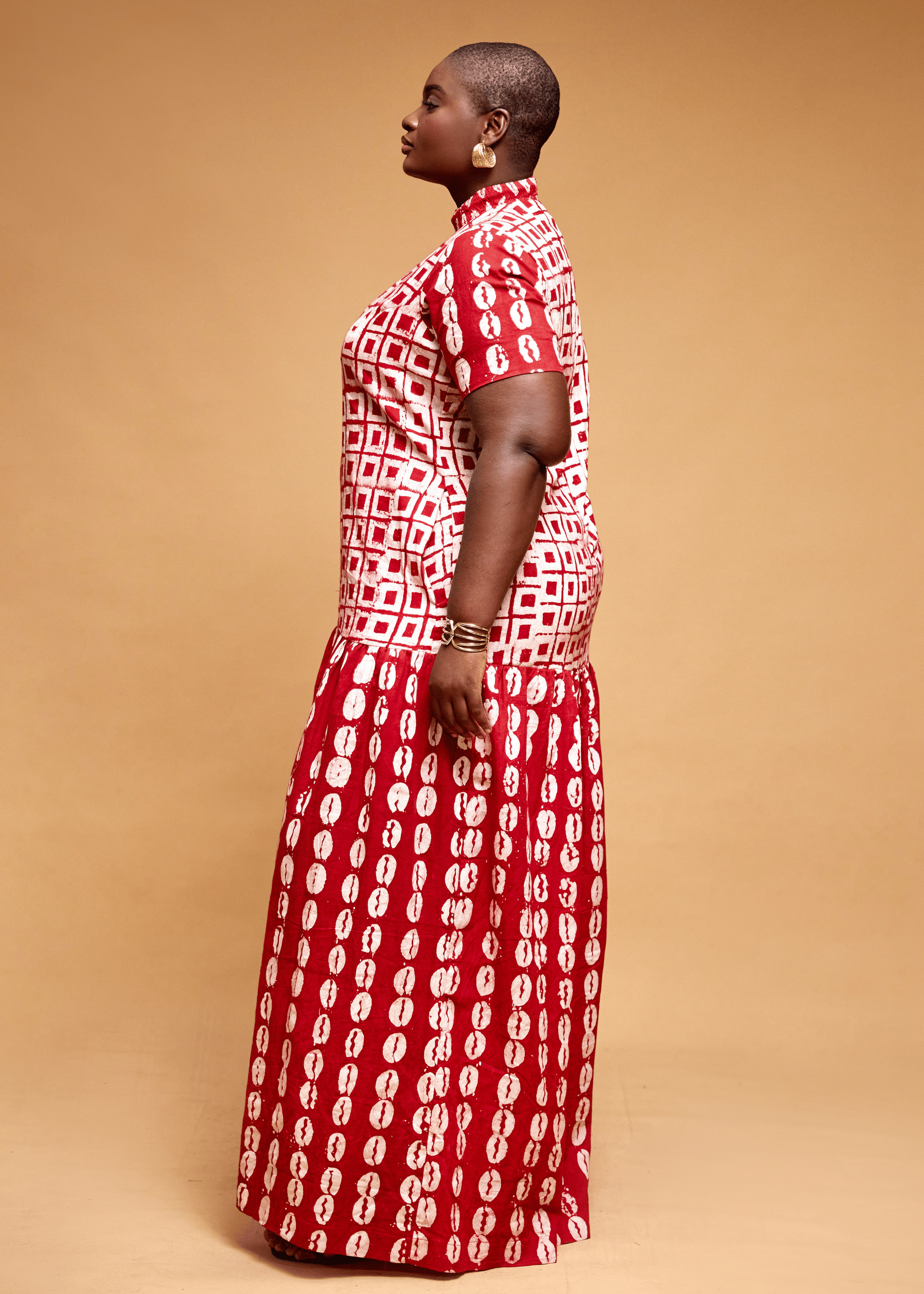 Square Maxi Dress (Hand-dyed)
