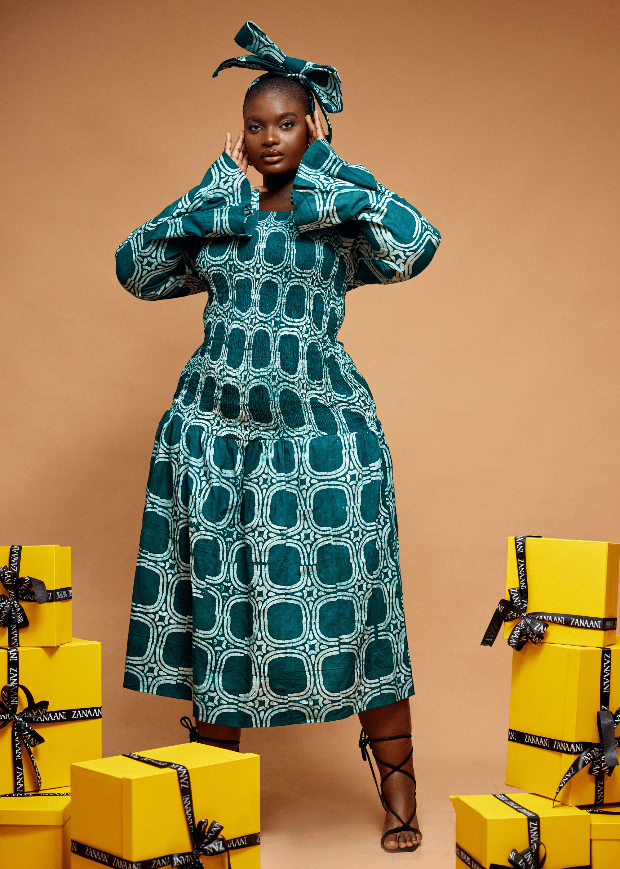 Net Smock Dress