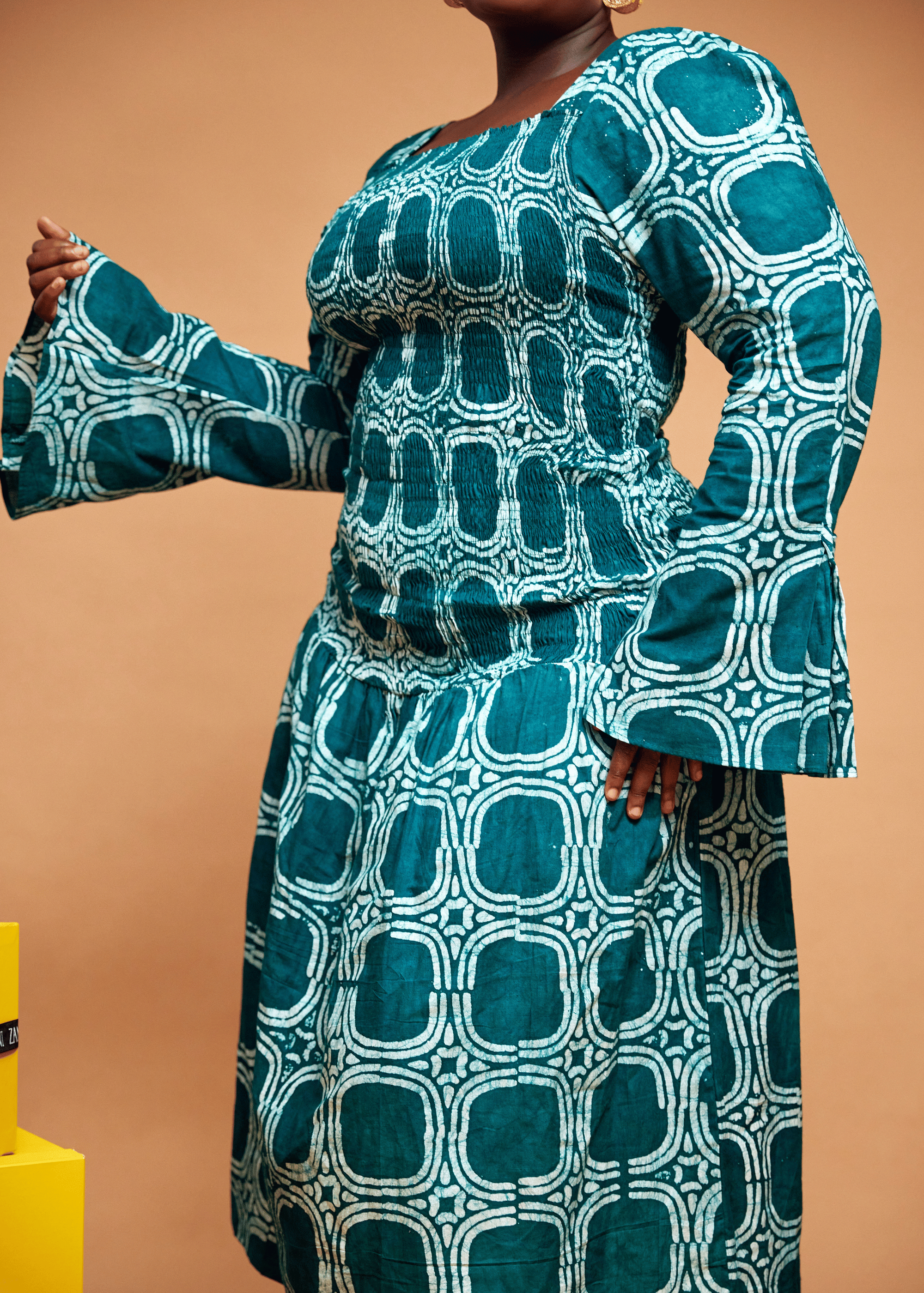 Net Smock Dress