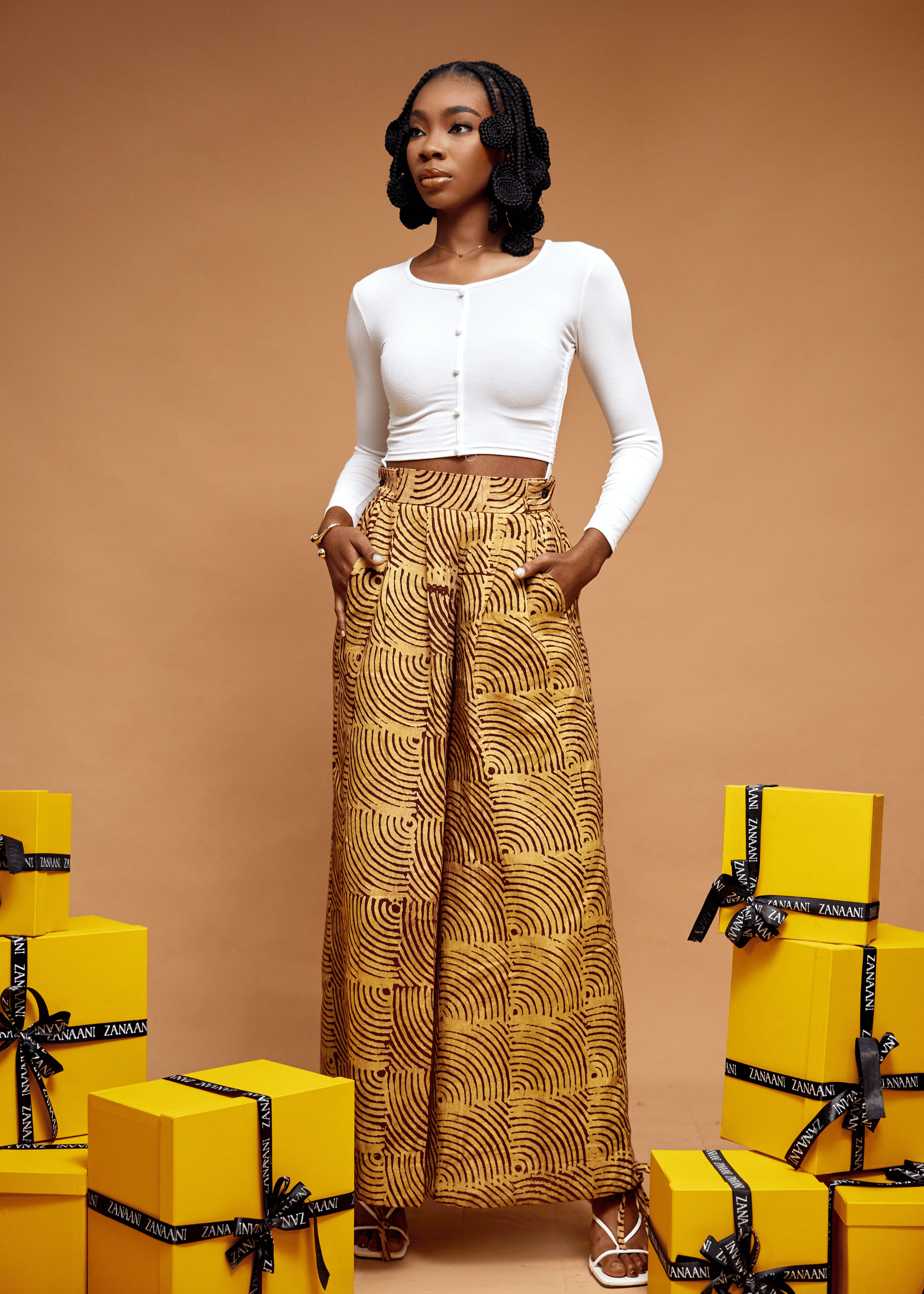 Fan Palazzo Pants