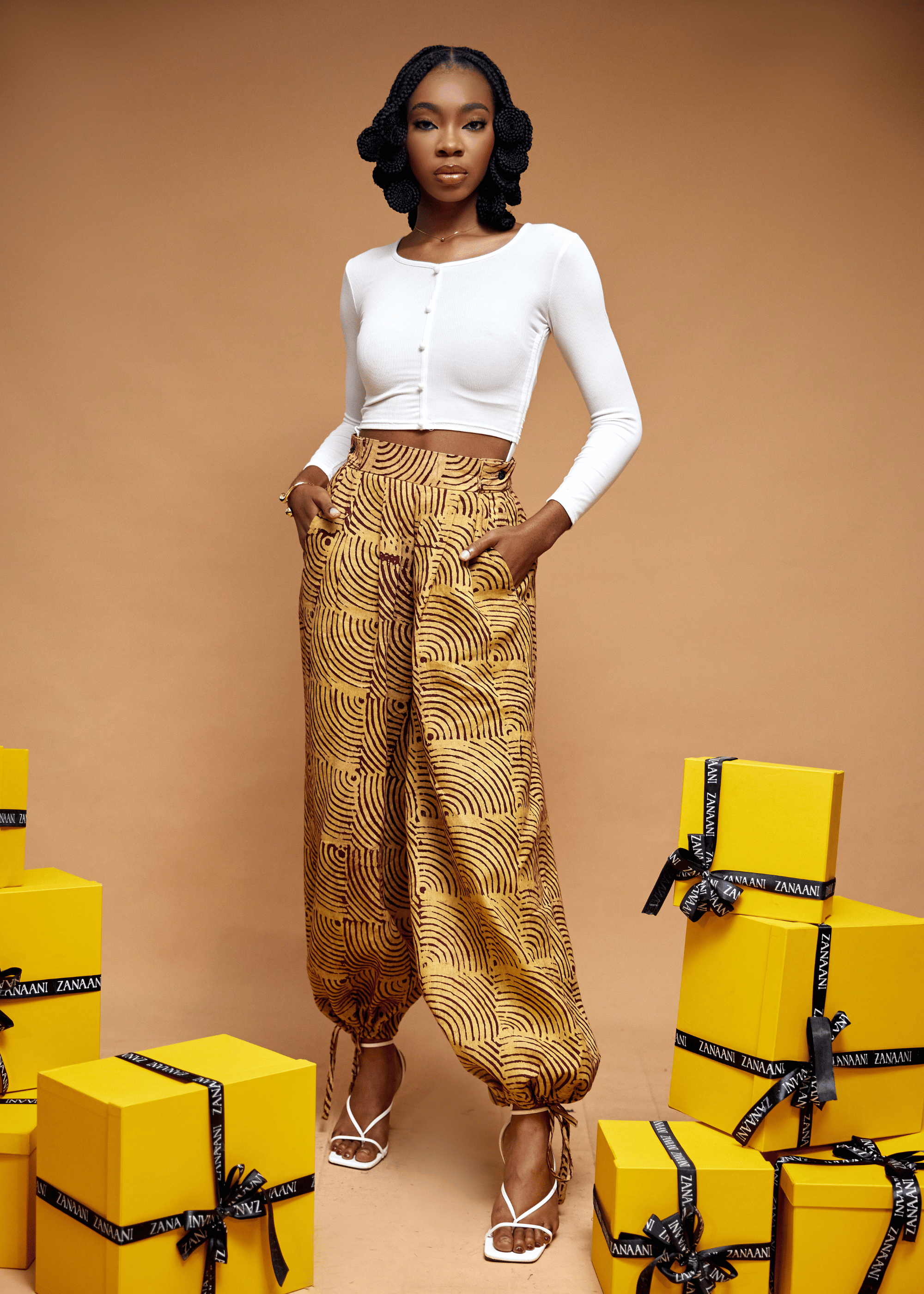 Fan Palazzo Pants