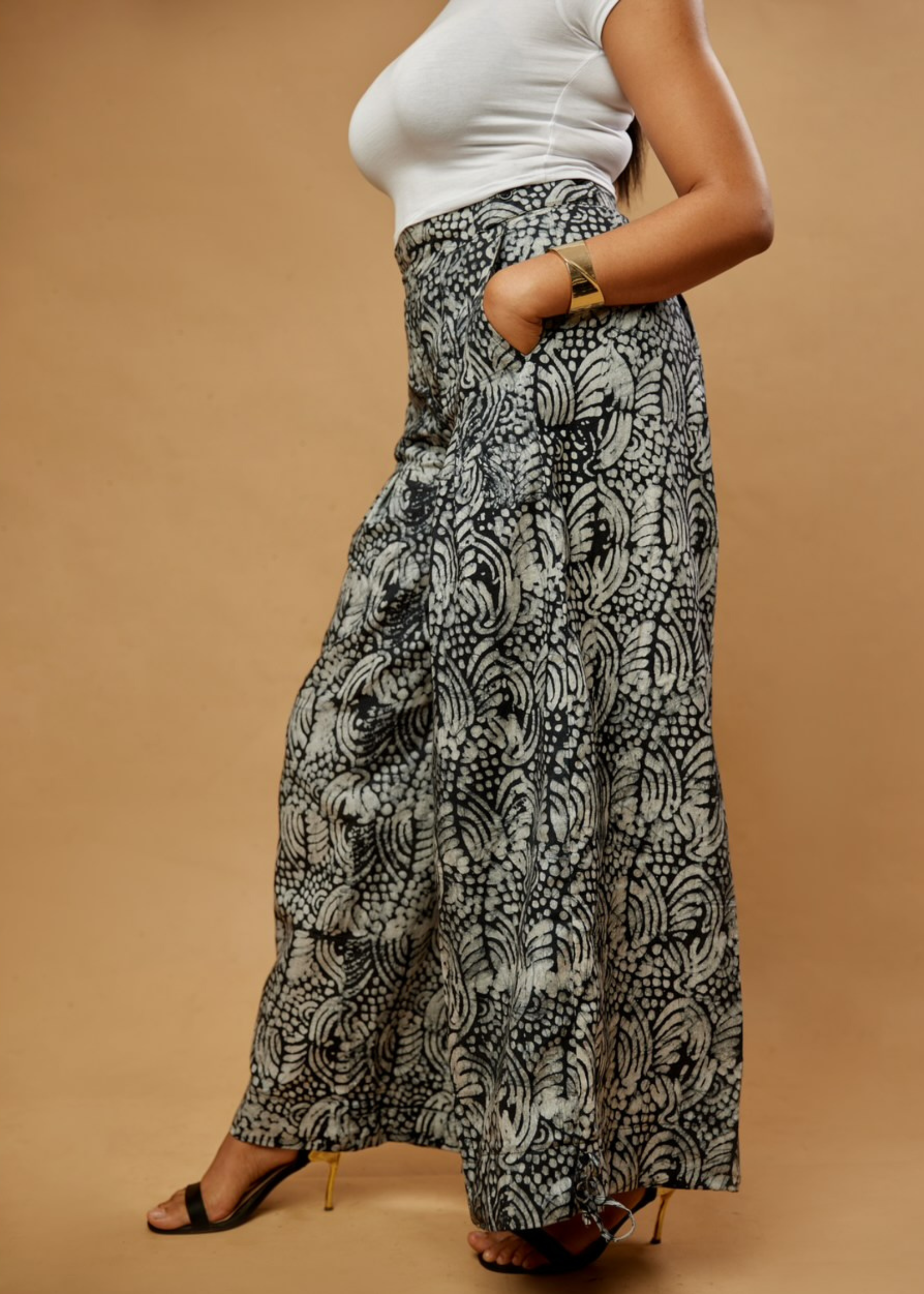 Acorn Palazzo Pants (Black)