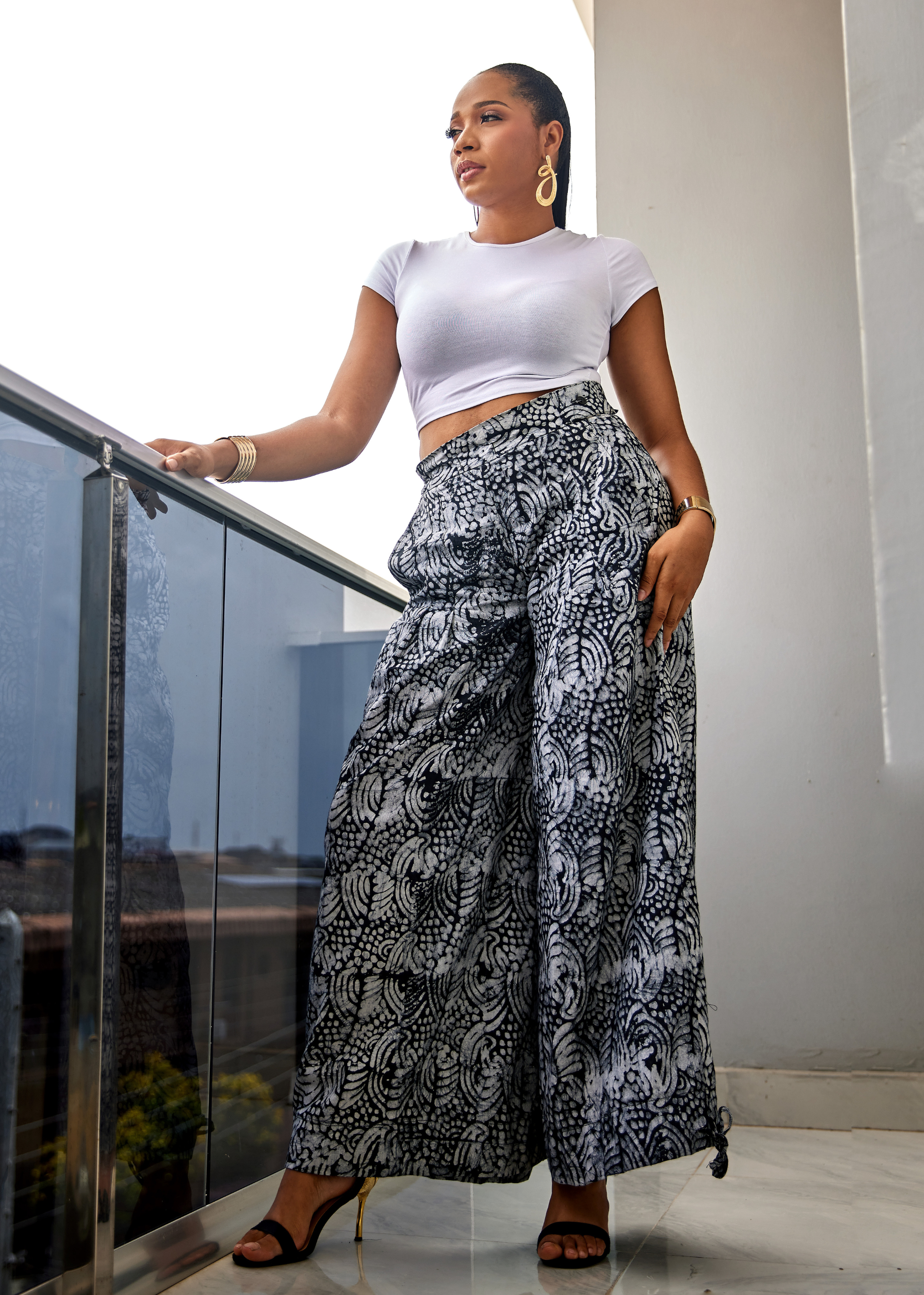 Acorn Palazzo Pants (Black)