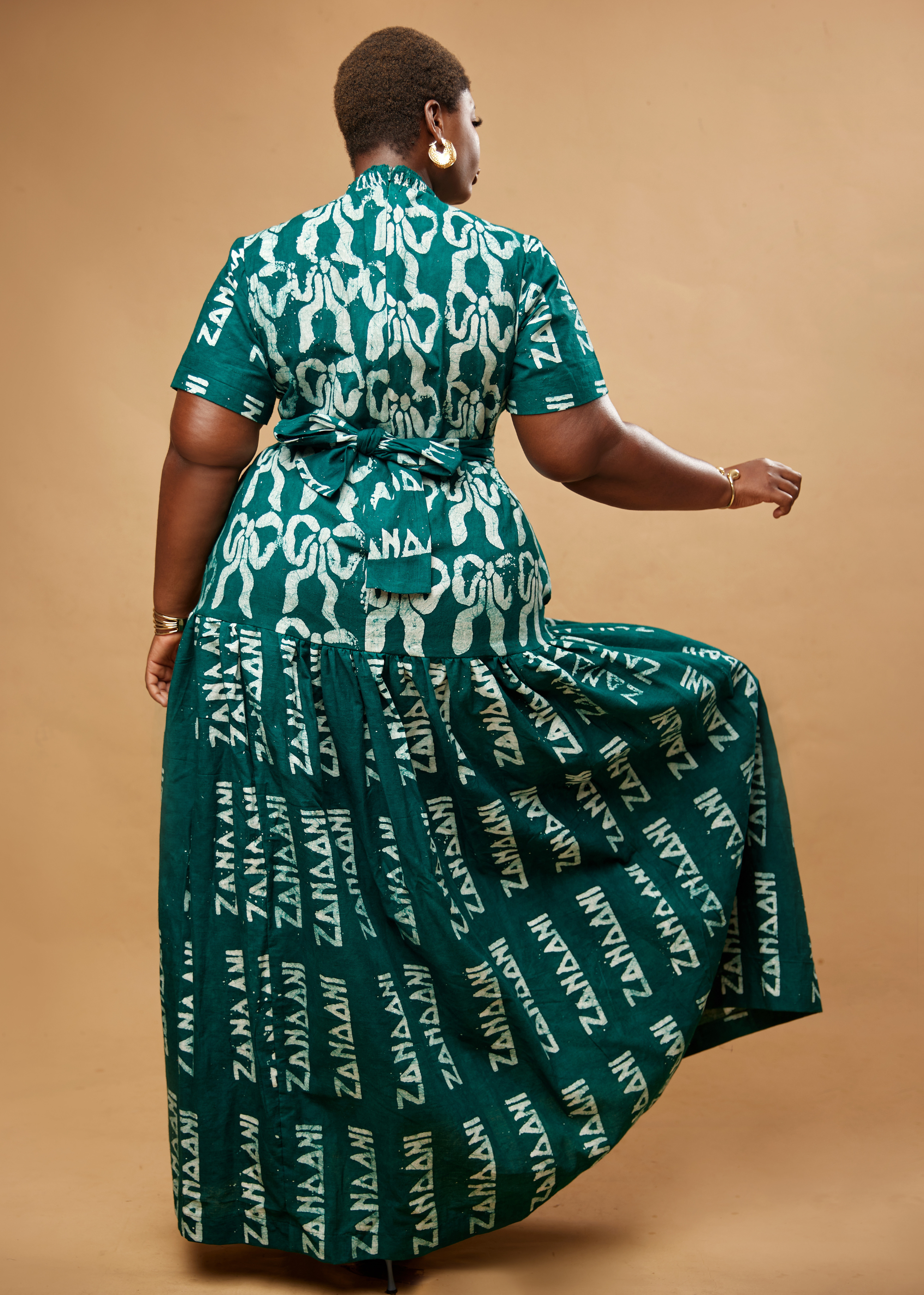 Flower Maxi Dress (Hand-dyed)