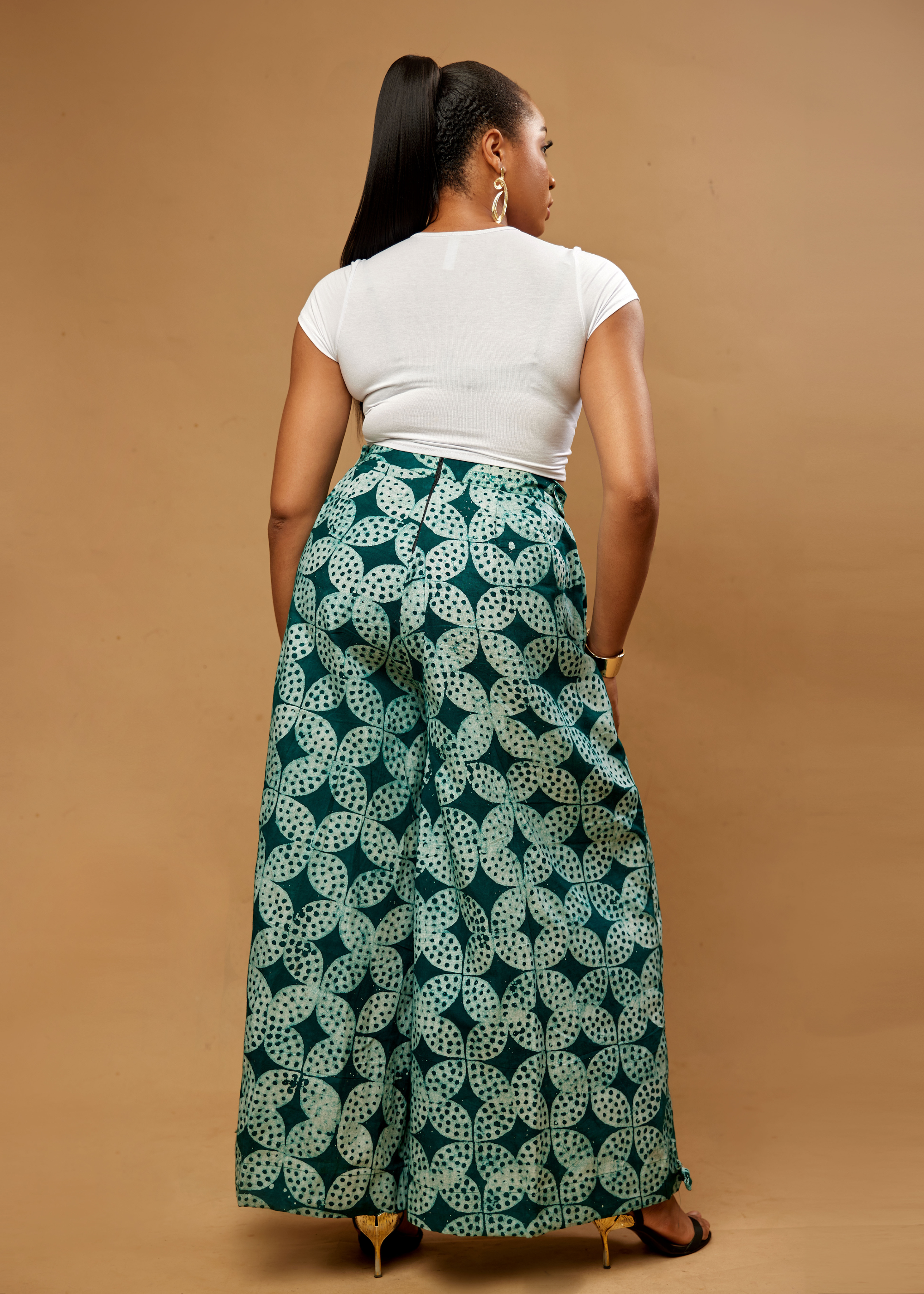 Flower Convertible Pants (Hand-dyed)