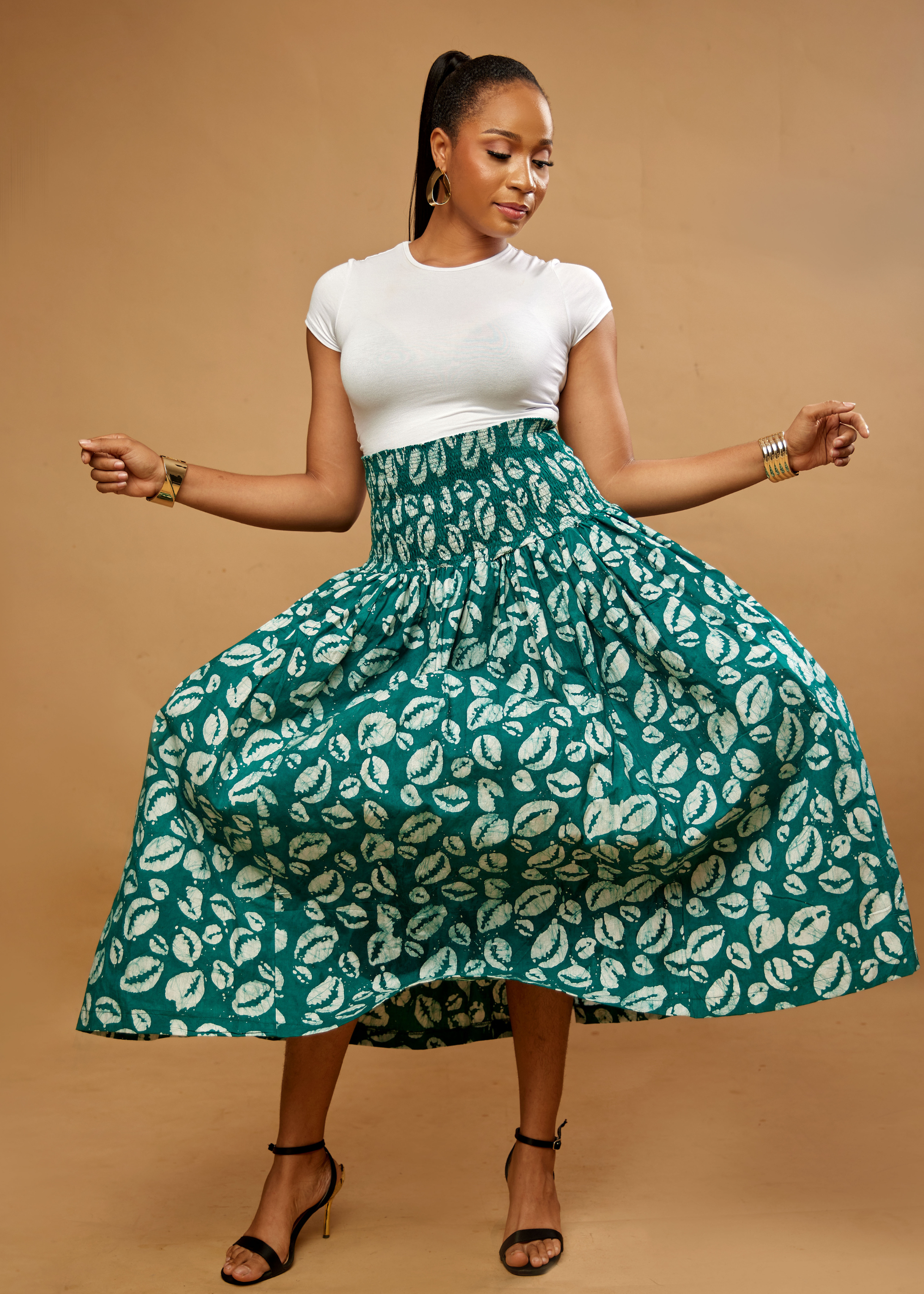Shell Convertible Dress (Hand-dyed)