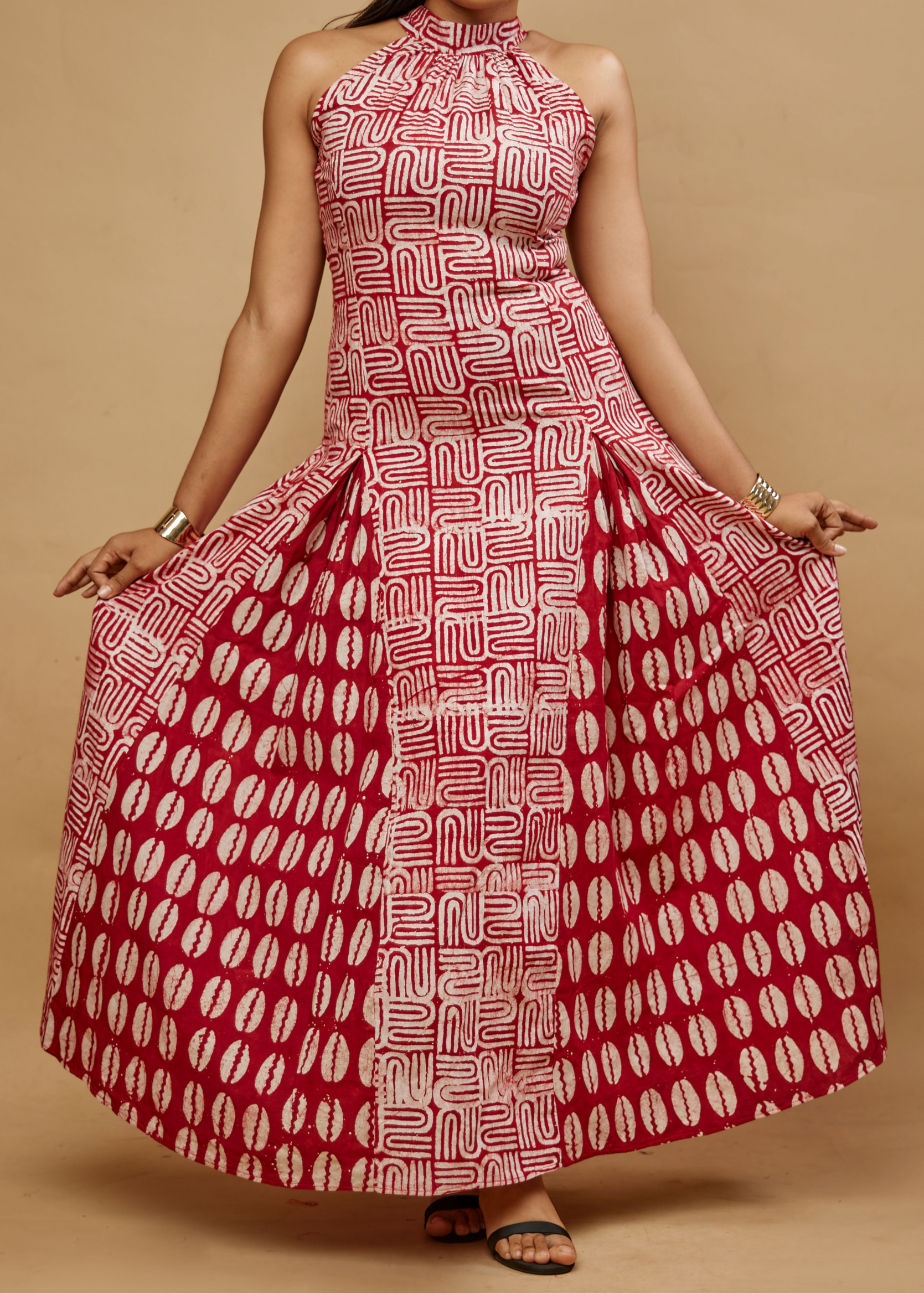 Bell Maxi Dress (Hand-dyed)