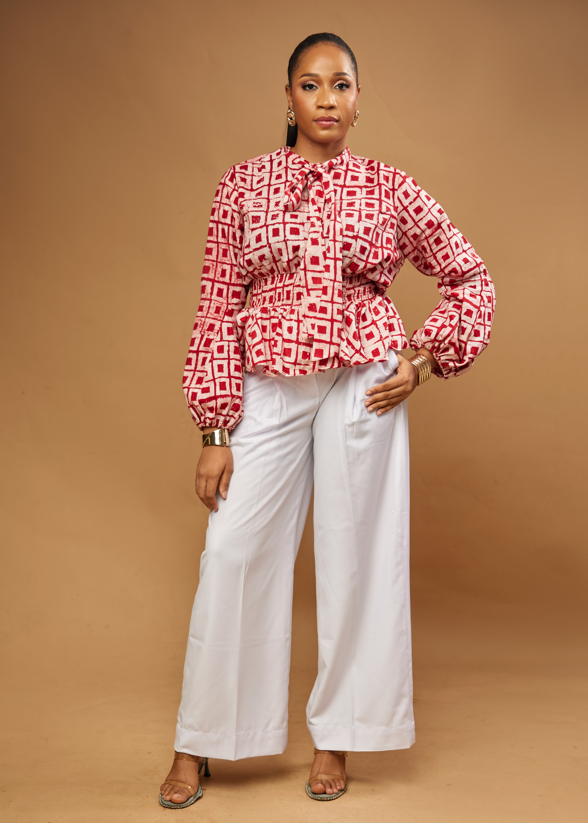 Square Peplum Top
