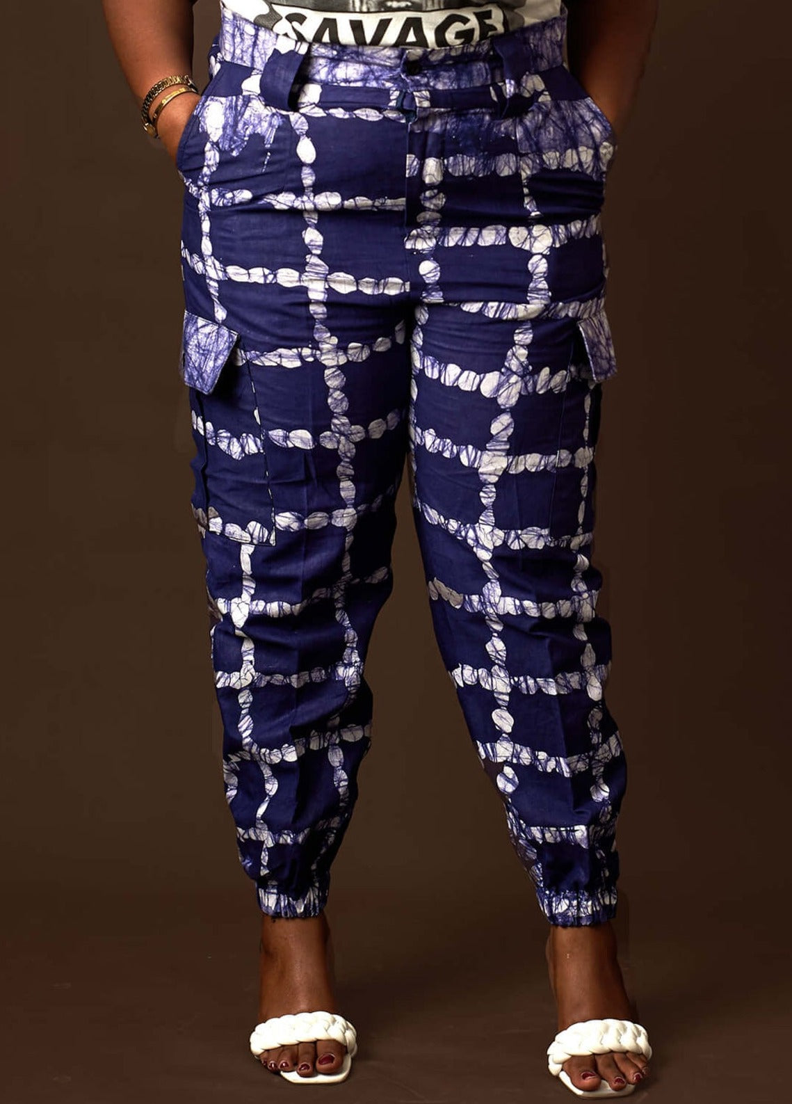 Abebi Cargo Pants (Hand-Dyed)