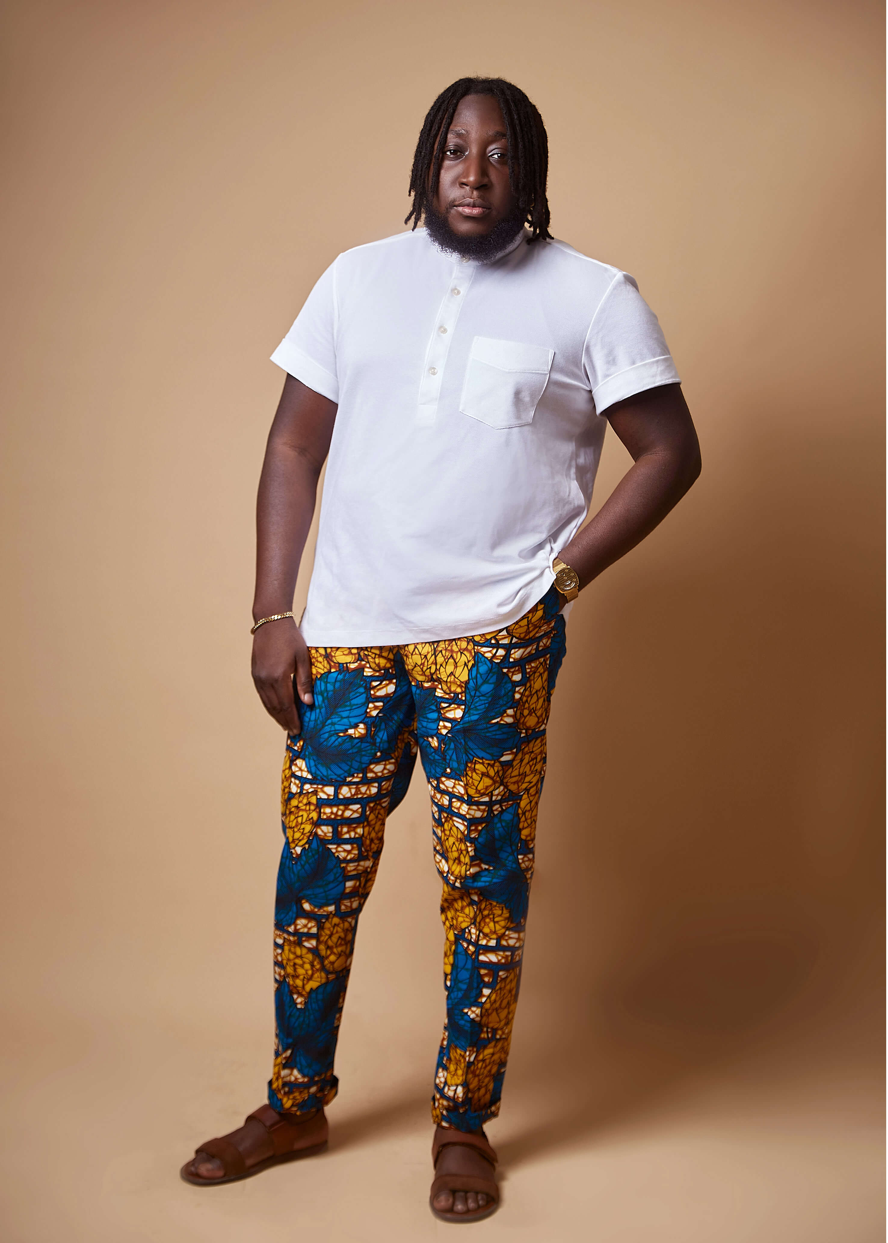 Blue Leaf Pants