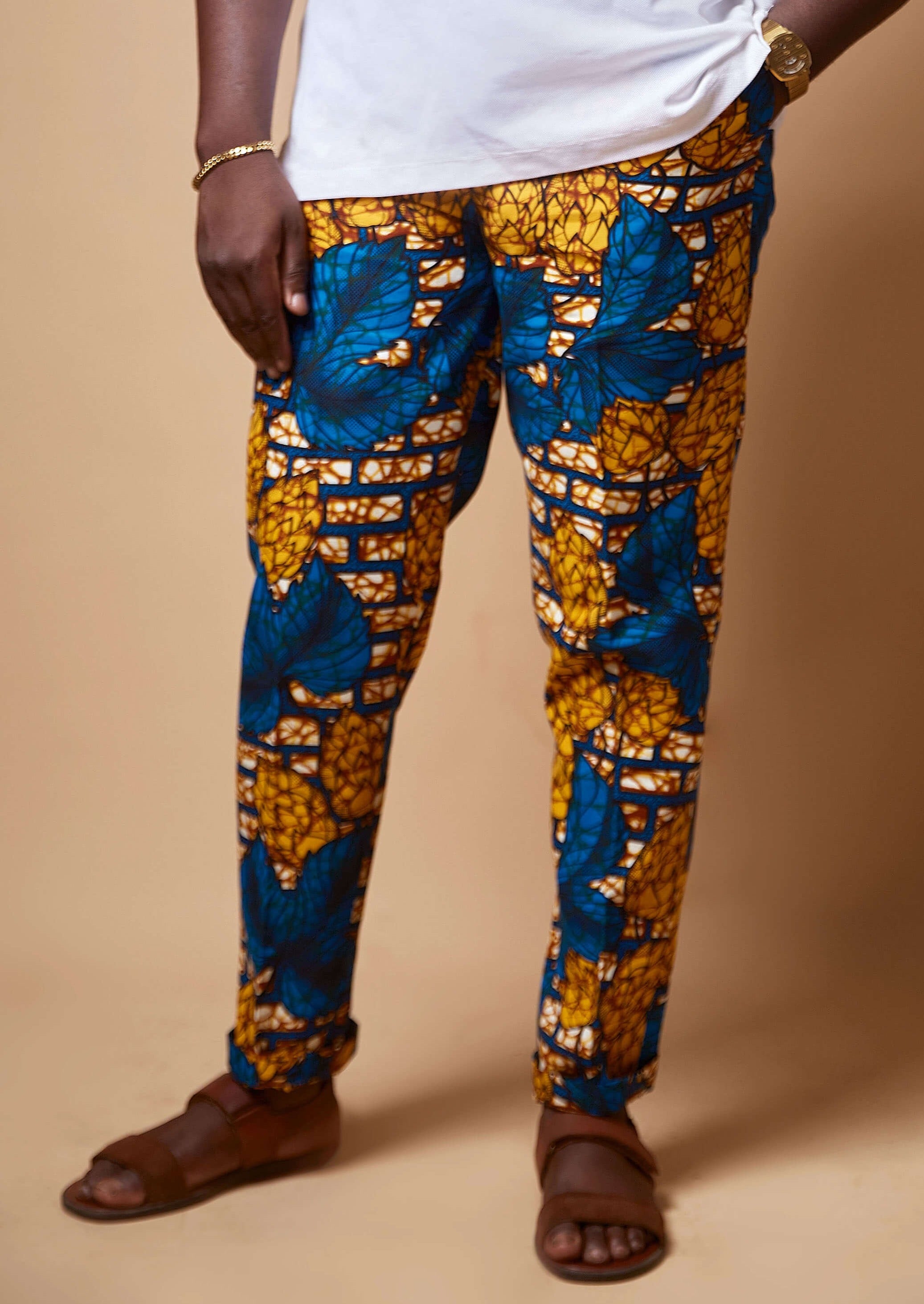 Blue Leaf Pants