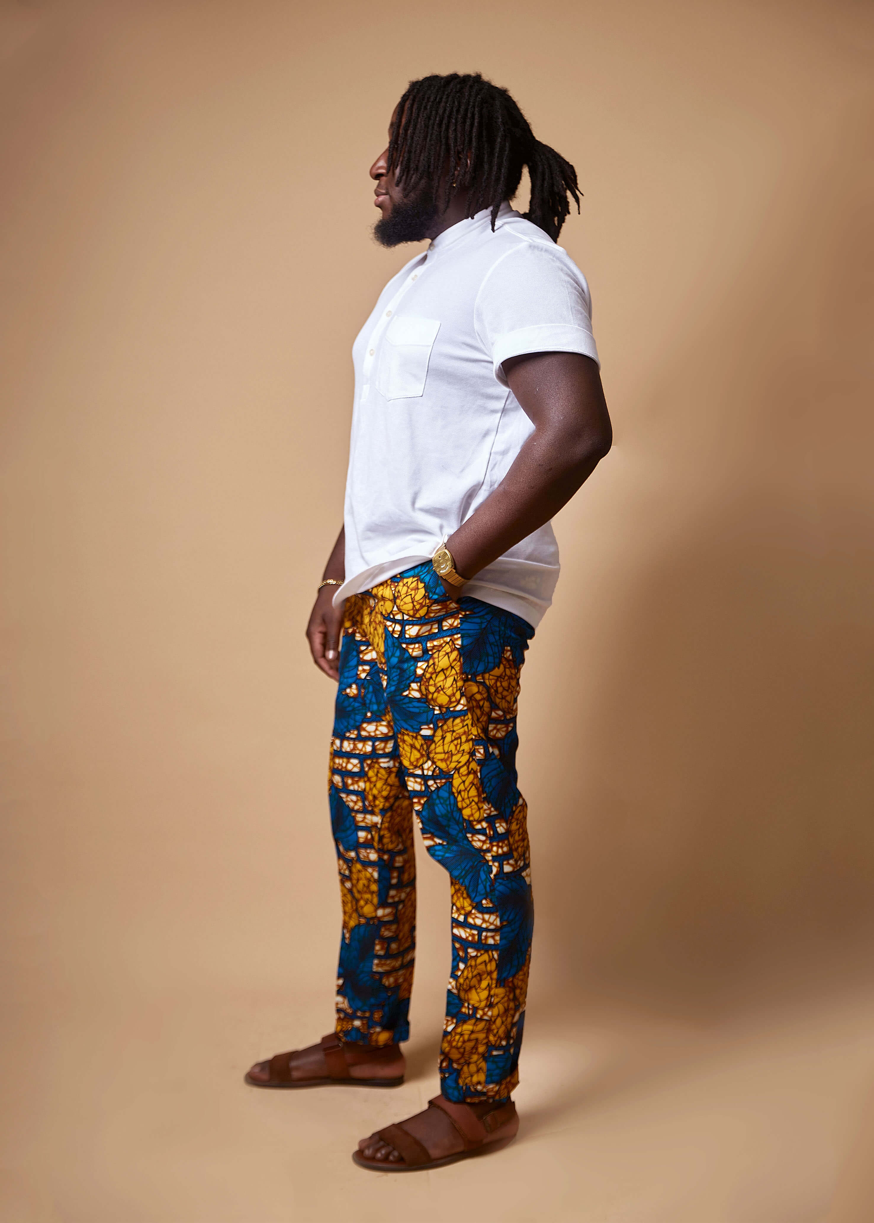 Blue Leaf Pants