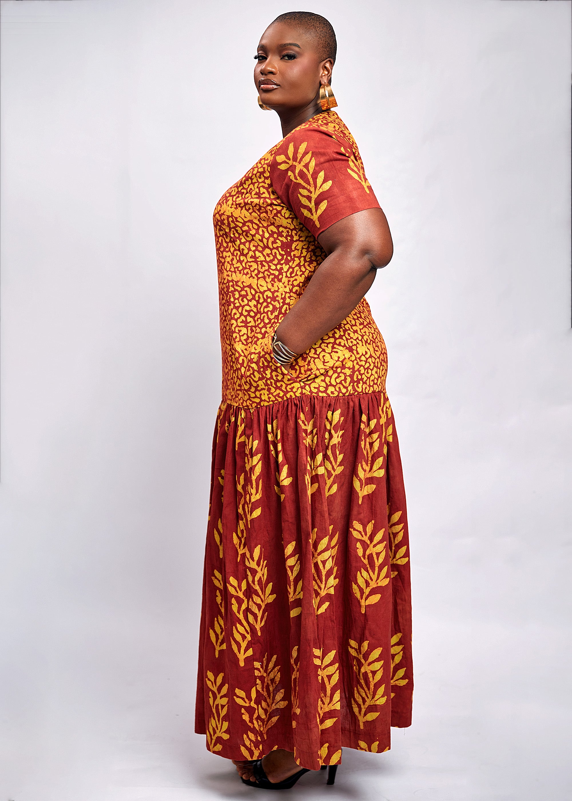 Wild Maxi Dress (Hand-dyed)