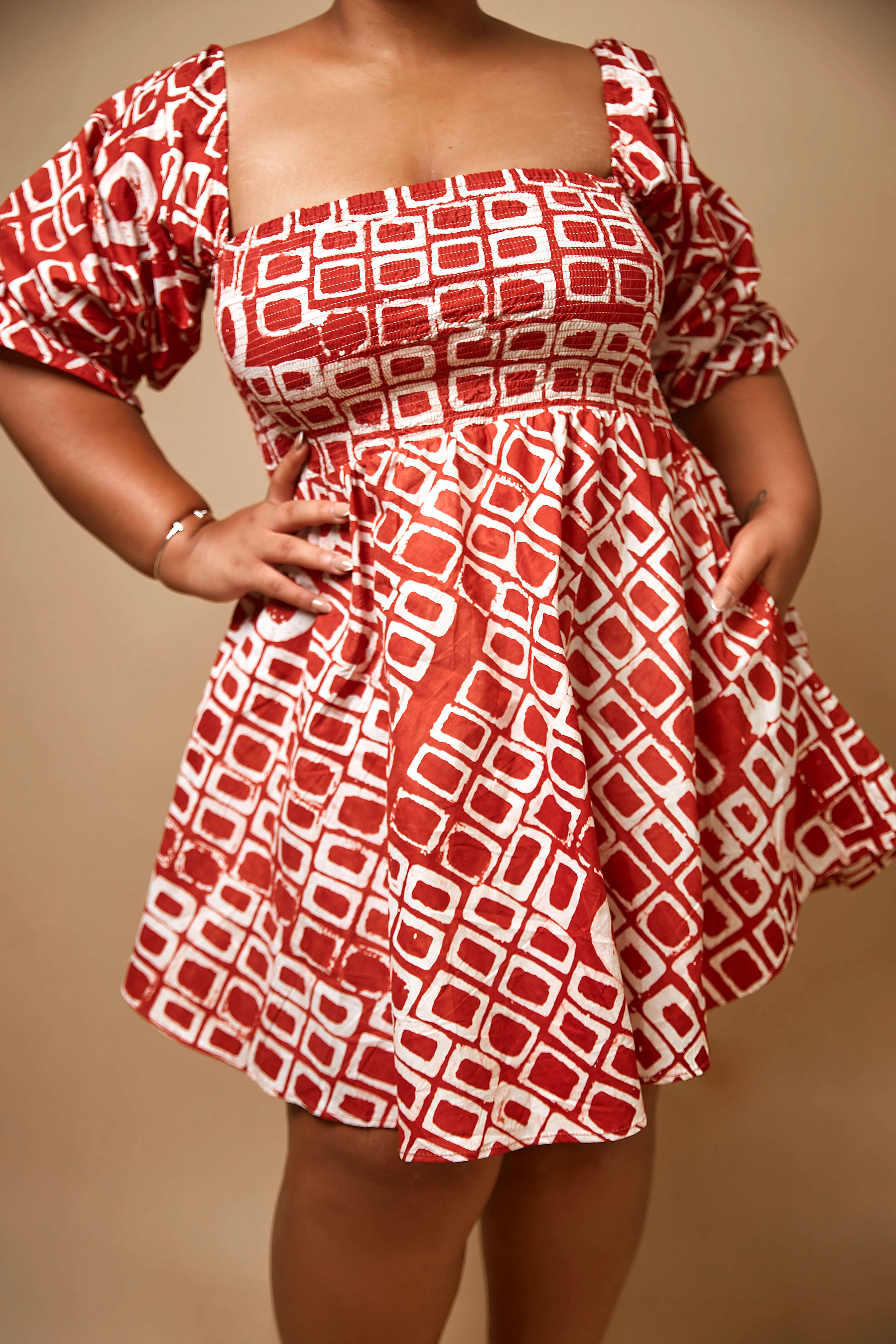Aweni Reversible Dress (Hand-Dyed)