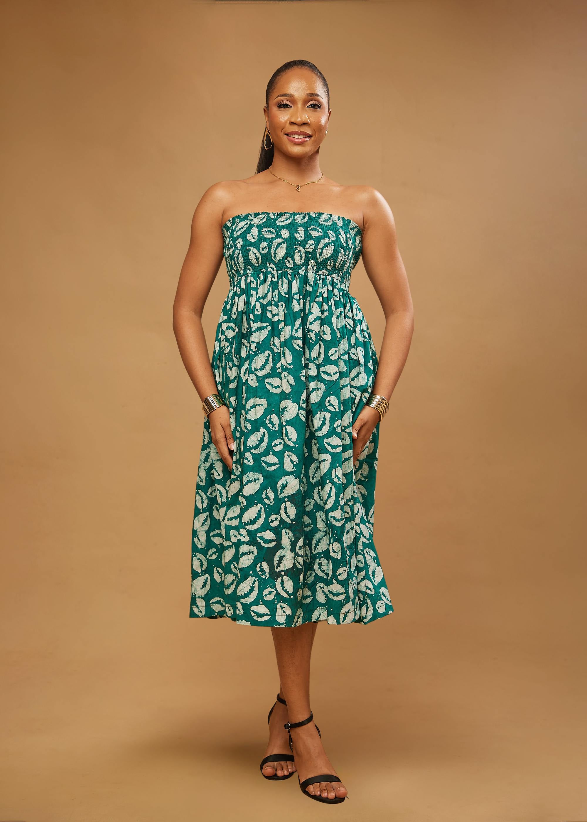 Shell Convertible Dress (Hand-dyed)