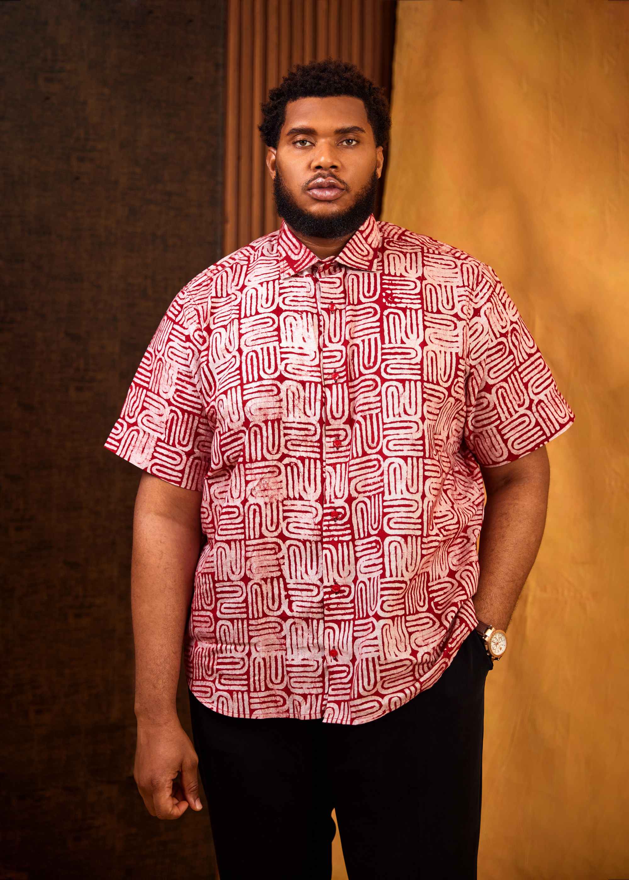 S-Block Shirt  (Hand-dyed)