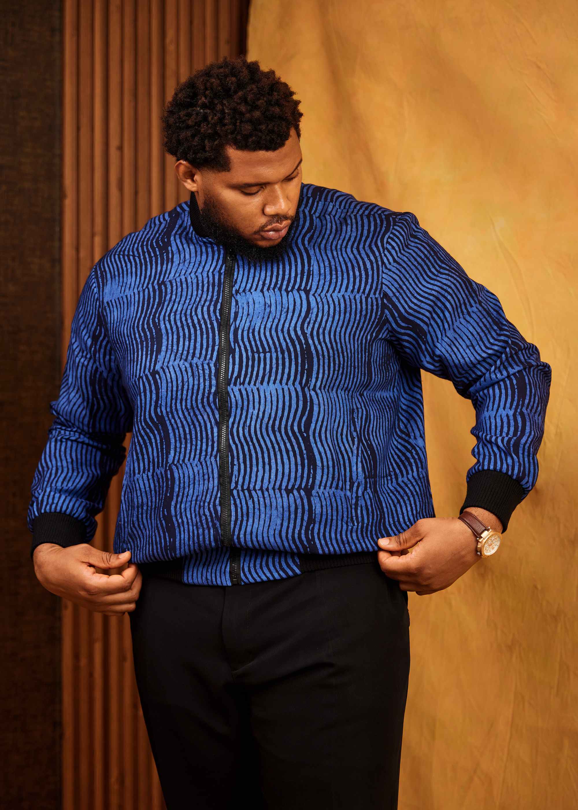 Wavy Jacket (Hand-dyed)