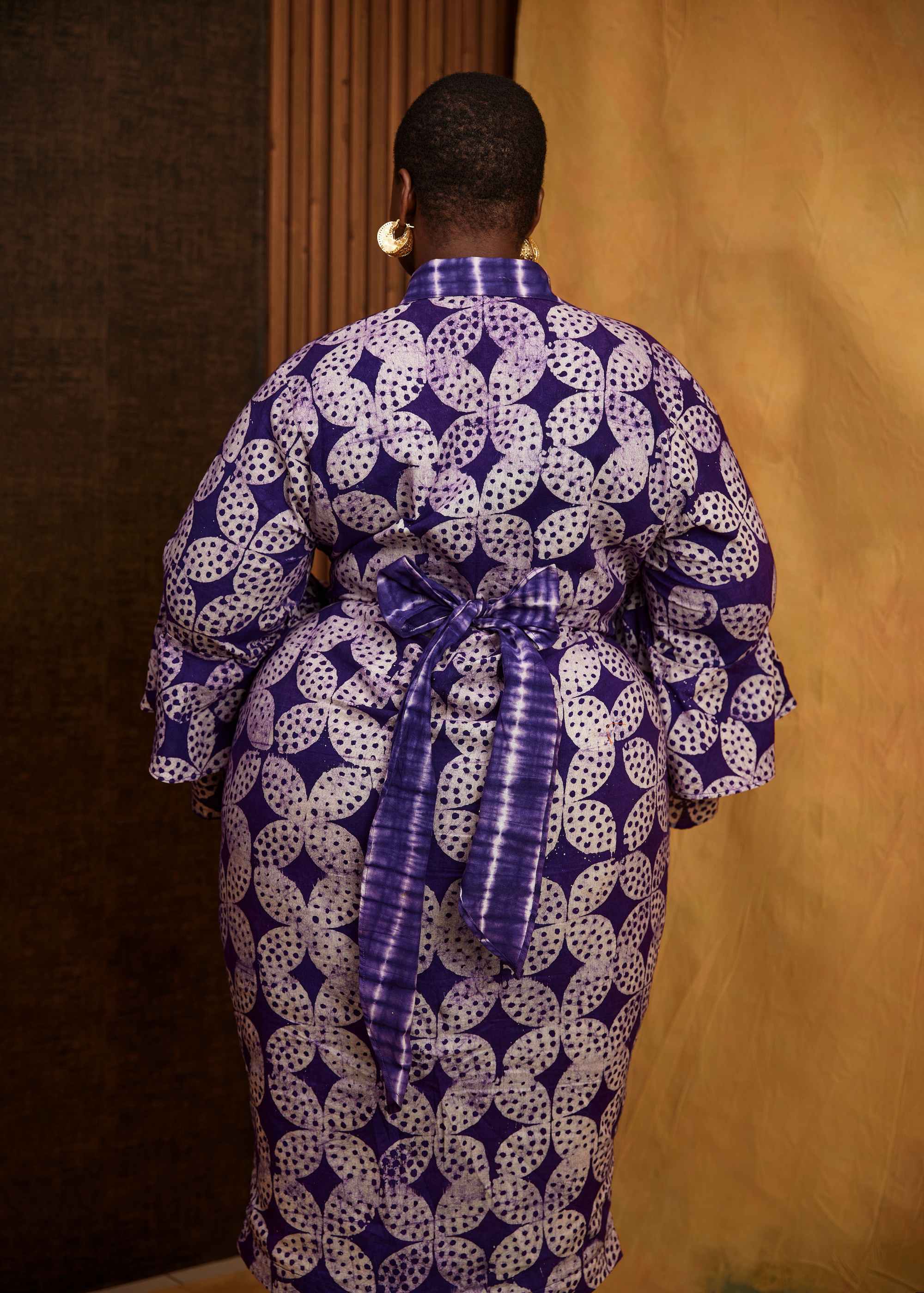 Flower Sarong Dress (Hand-Dyed)