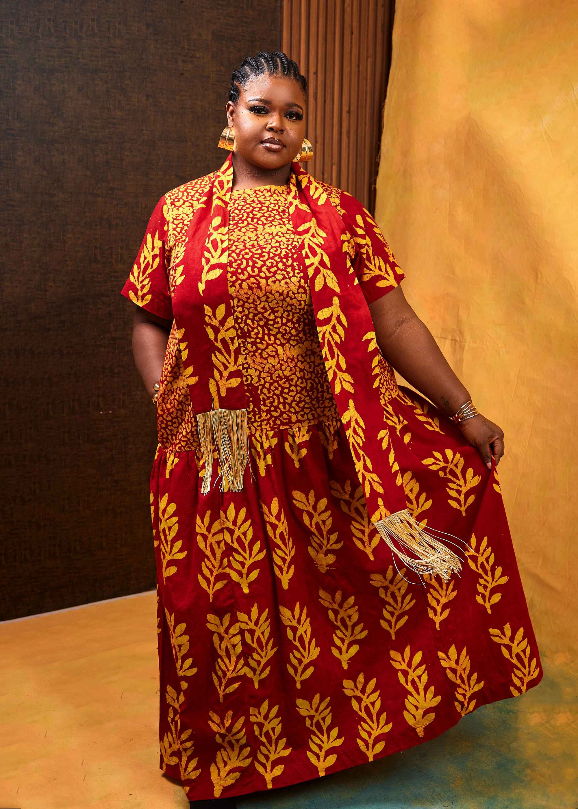 Wild Maxi Dress (Hand-dyed)