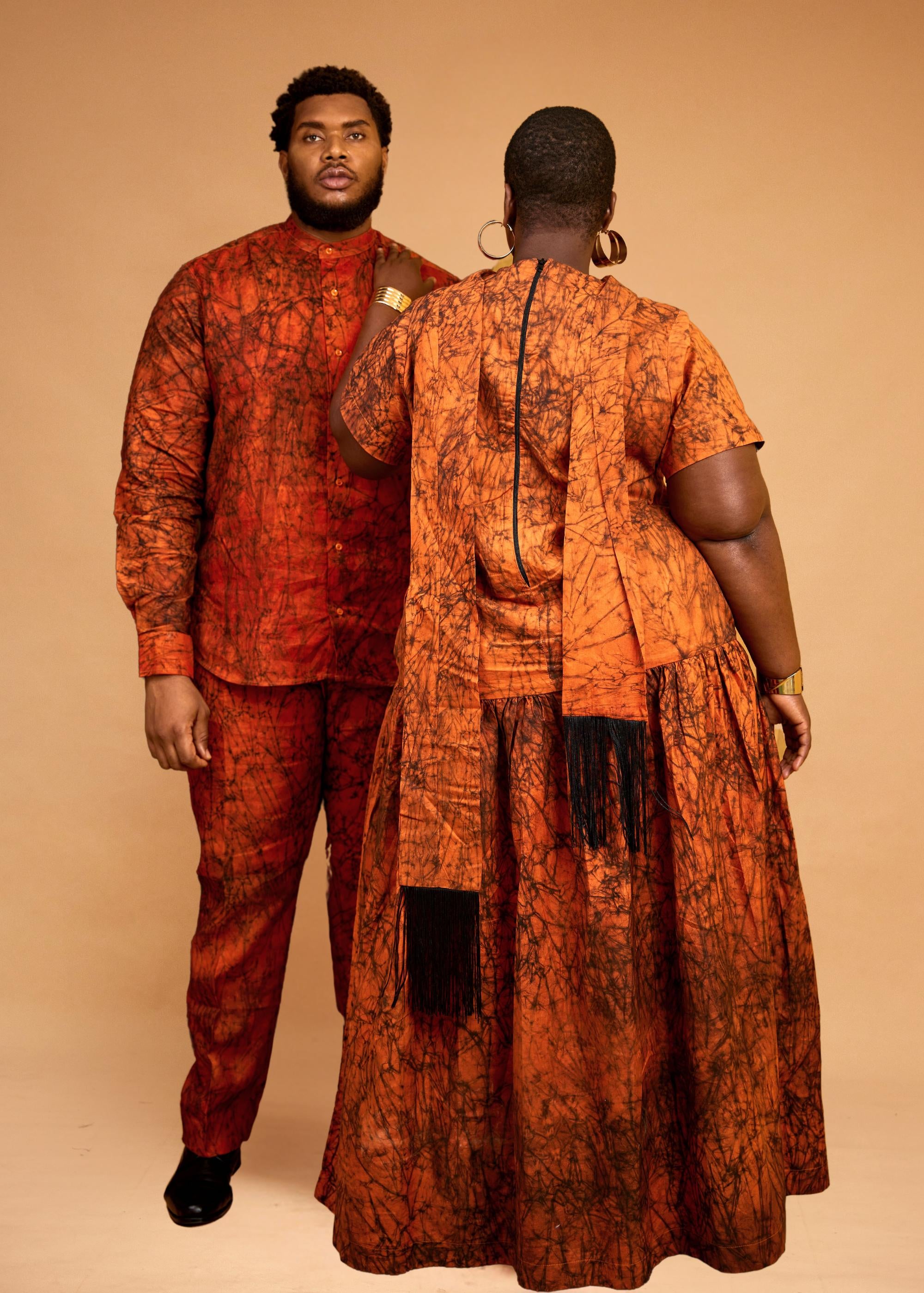 Writing Maxi Dress (Hand-dyed)