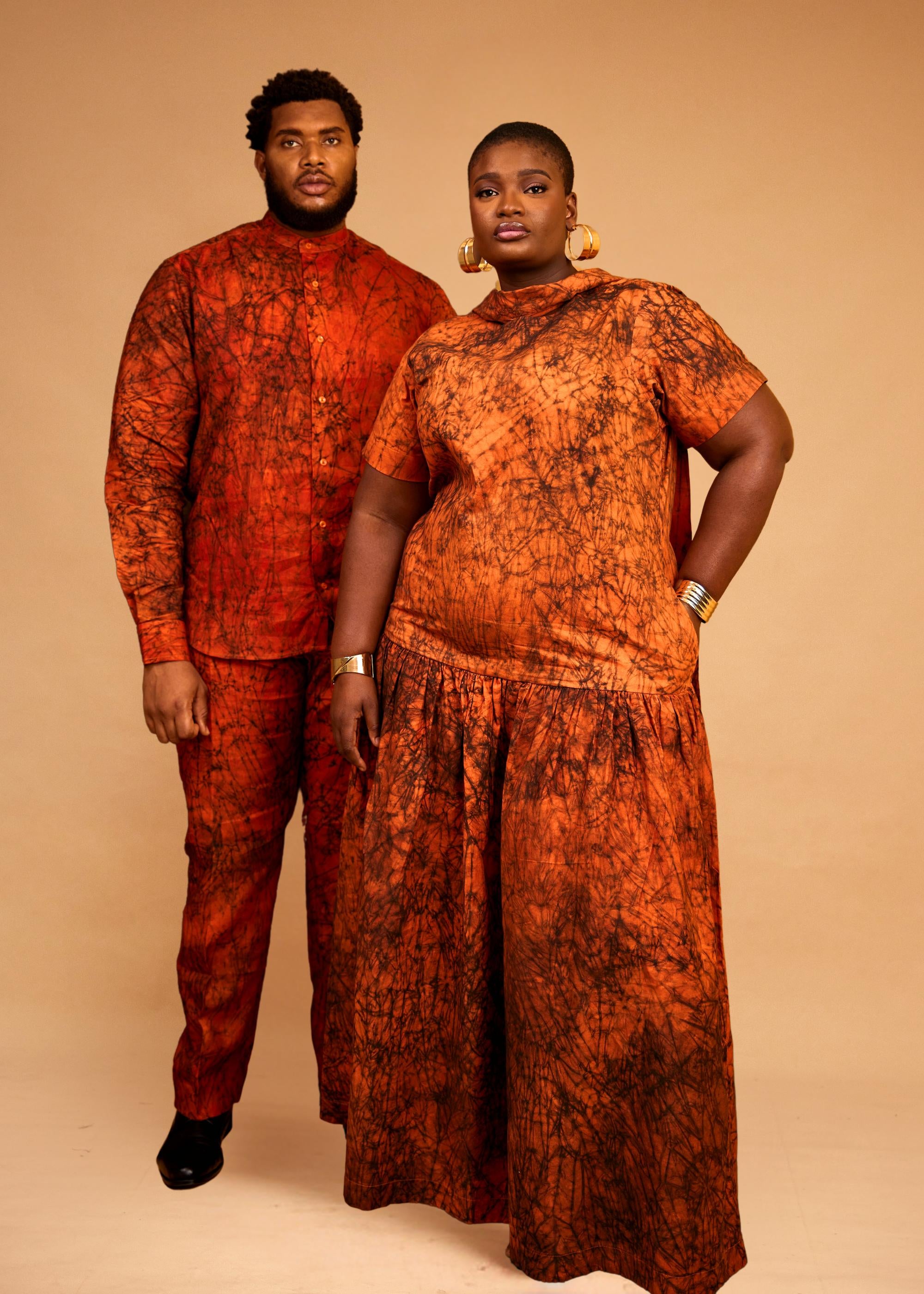 Writing Maxi Dress (Hand-dyed)