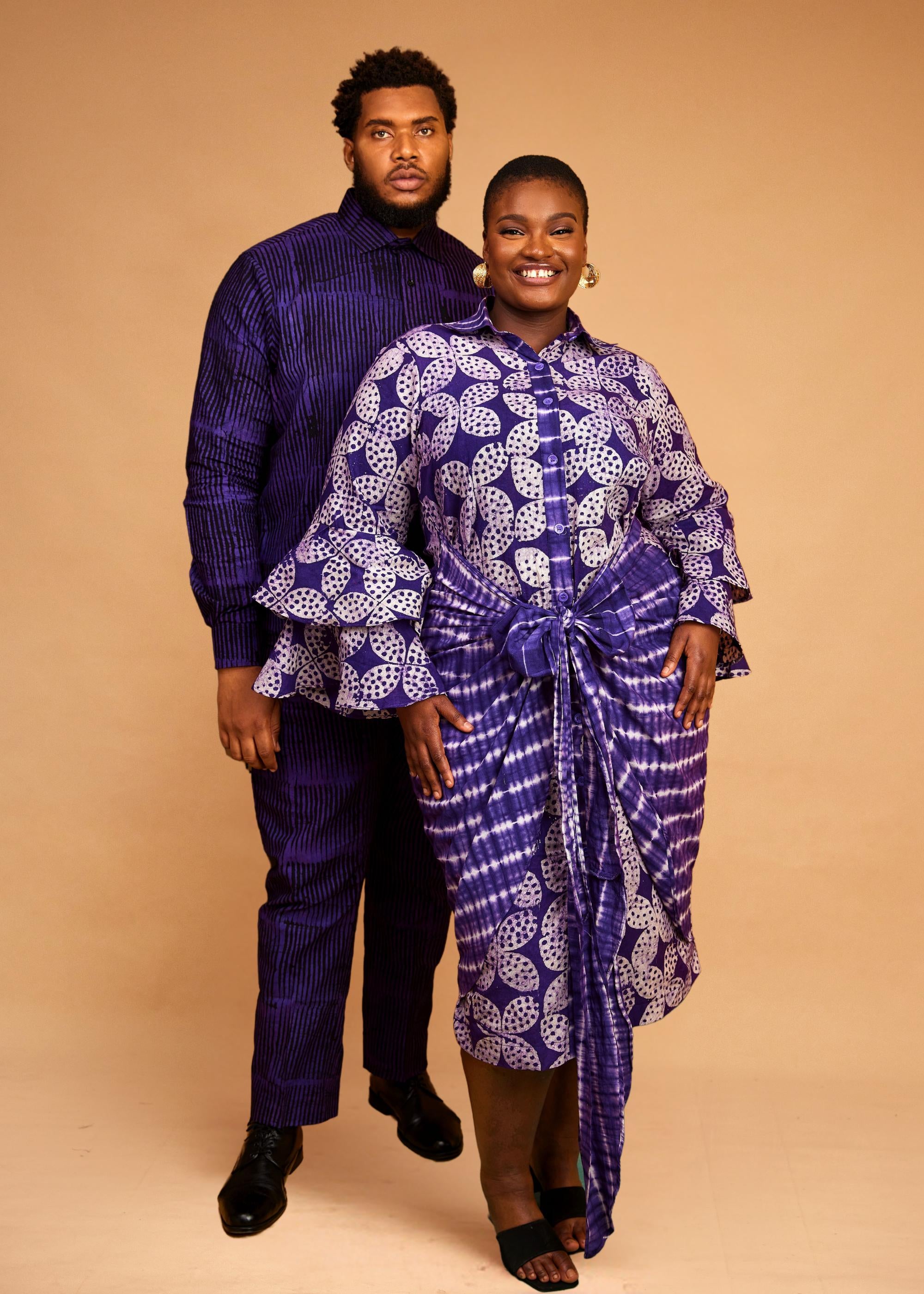 Flower Sarong Dress (Hand-Dyed)