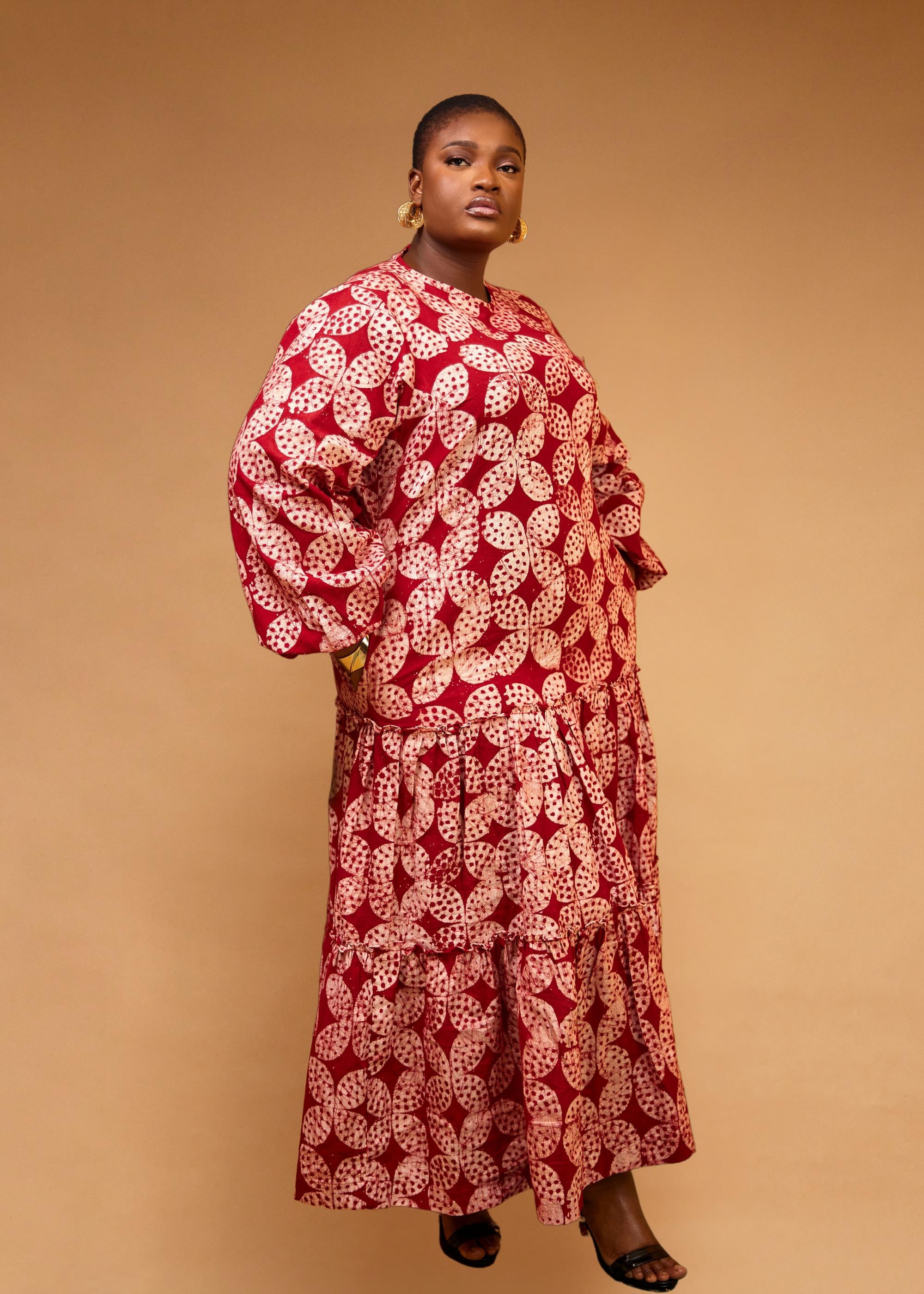 Tier Midi Dress (Hand-dyed)