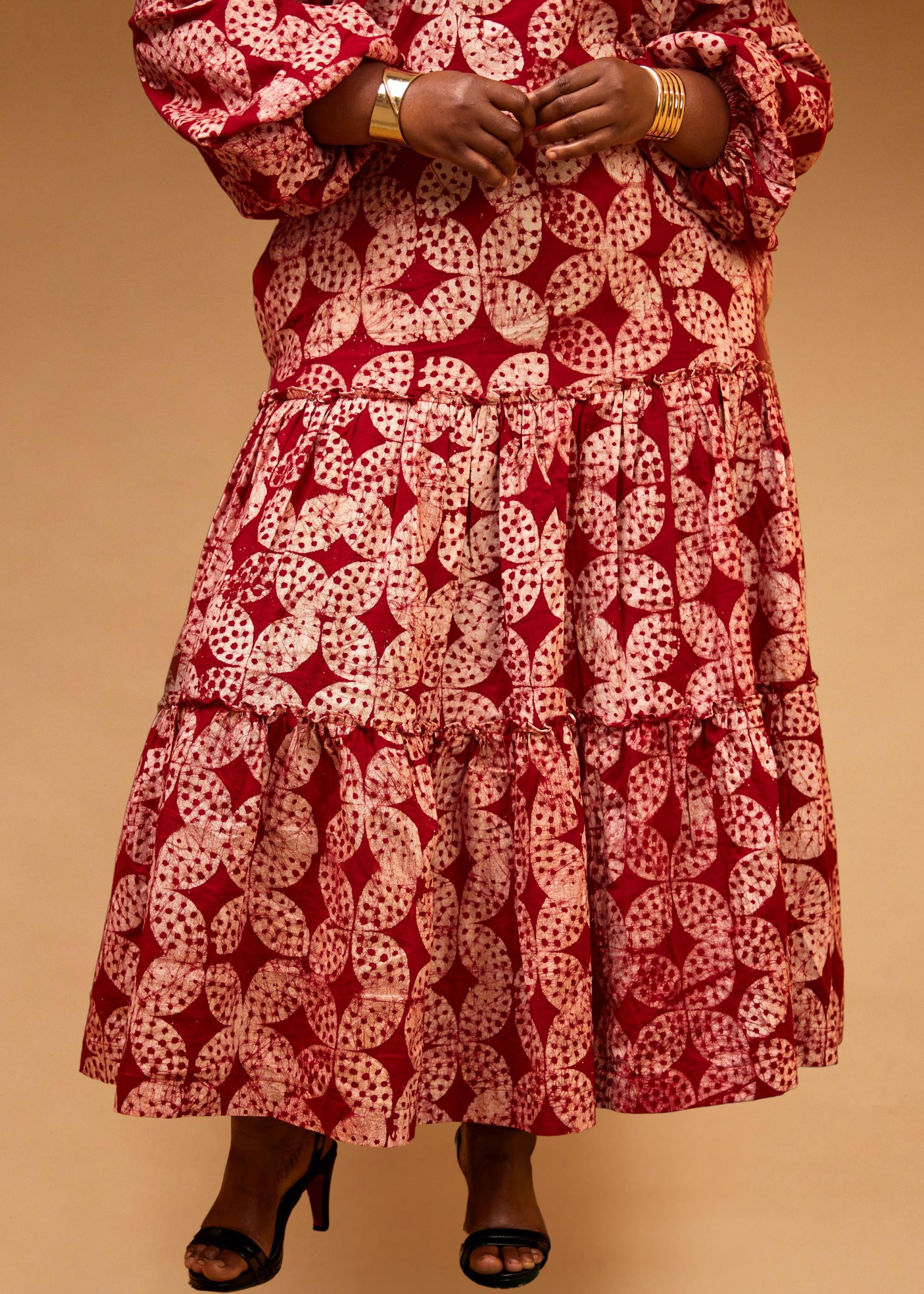 Tier Midi Dress (Hand-dyed)