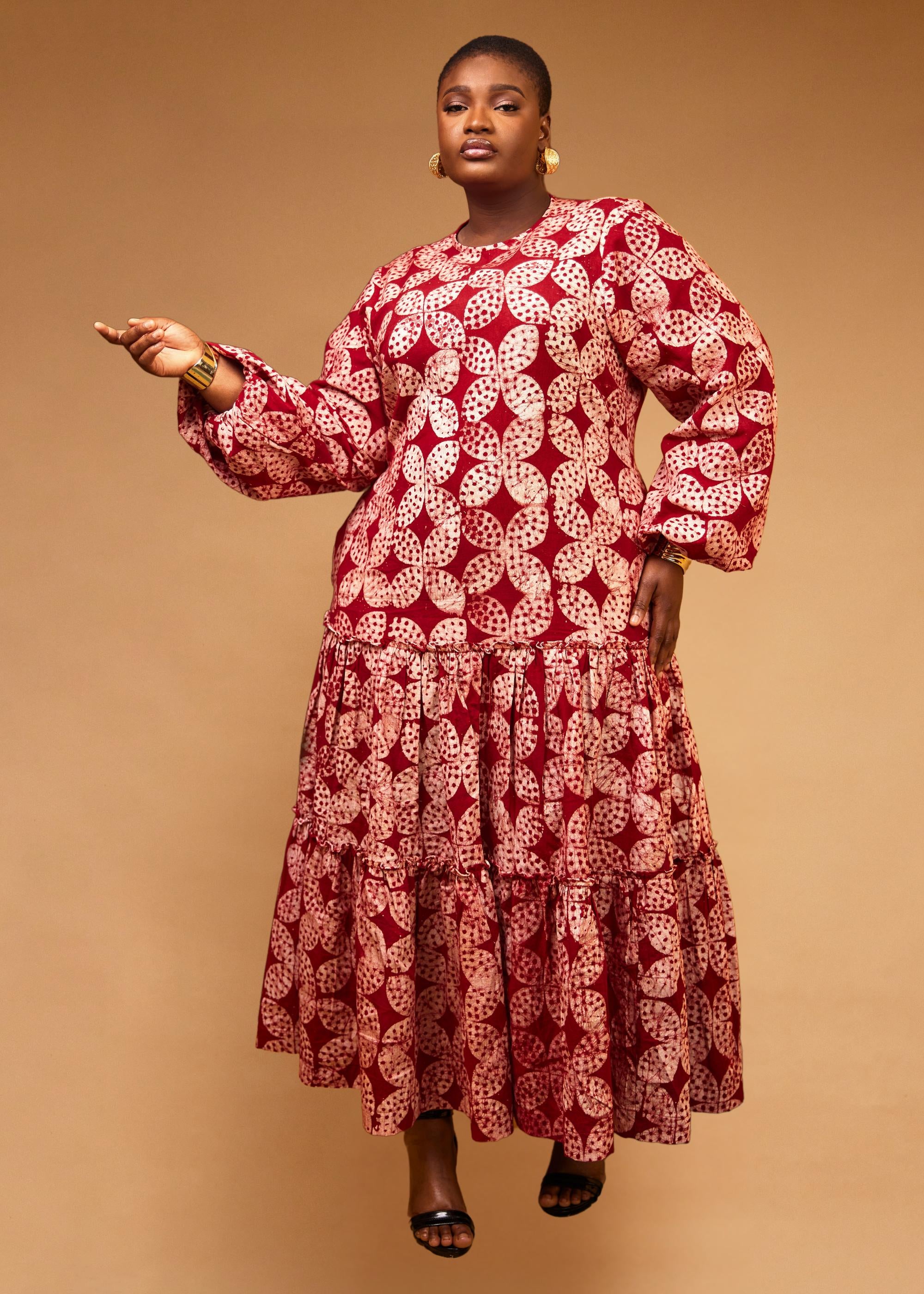 Tier Midi Dress (Hand-dyed)