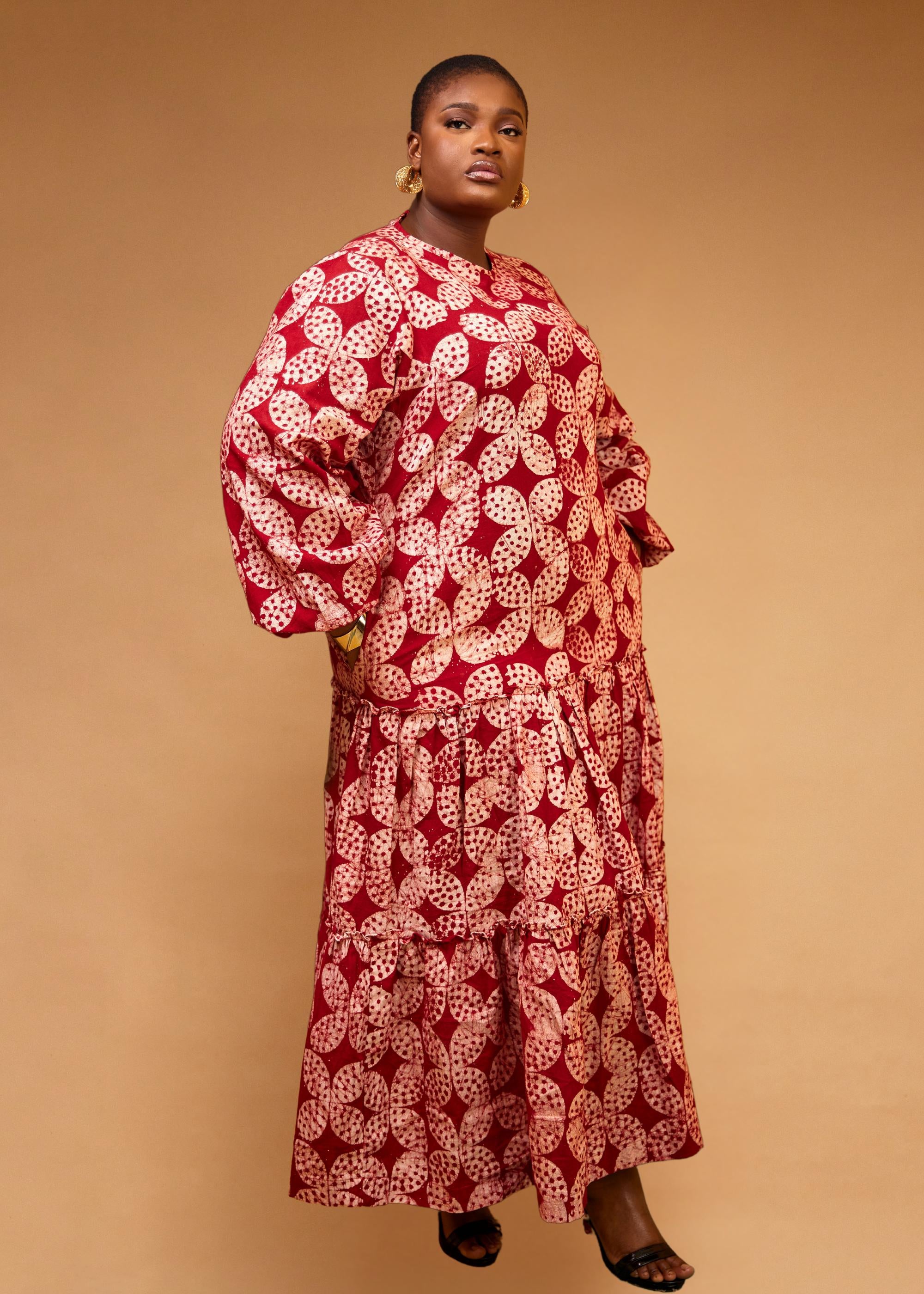 Tier Midi Dress (Hand-dyed)