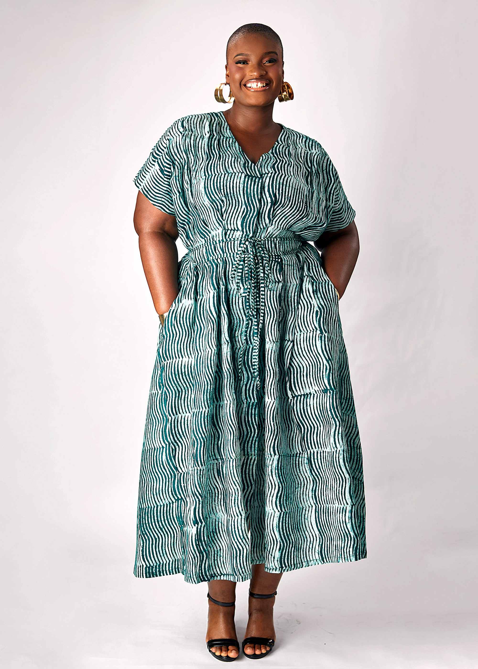 Hand-dyed Waves Dress