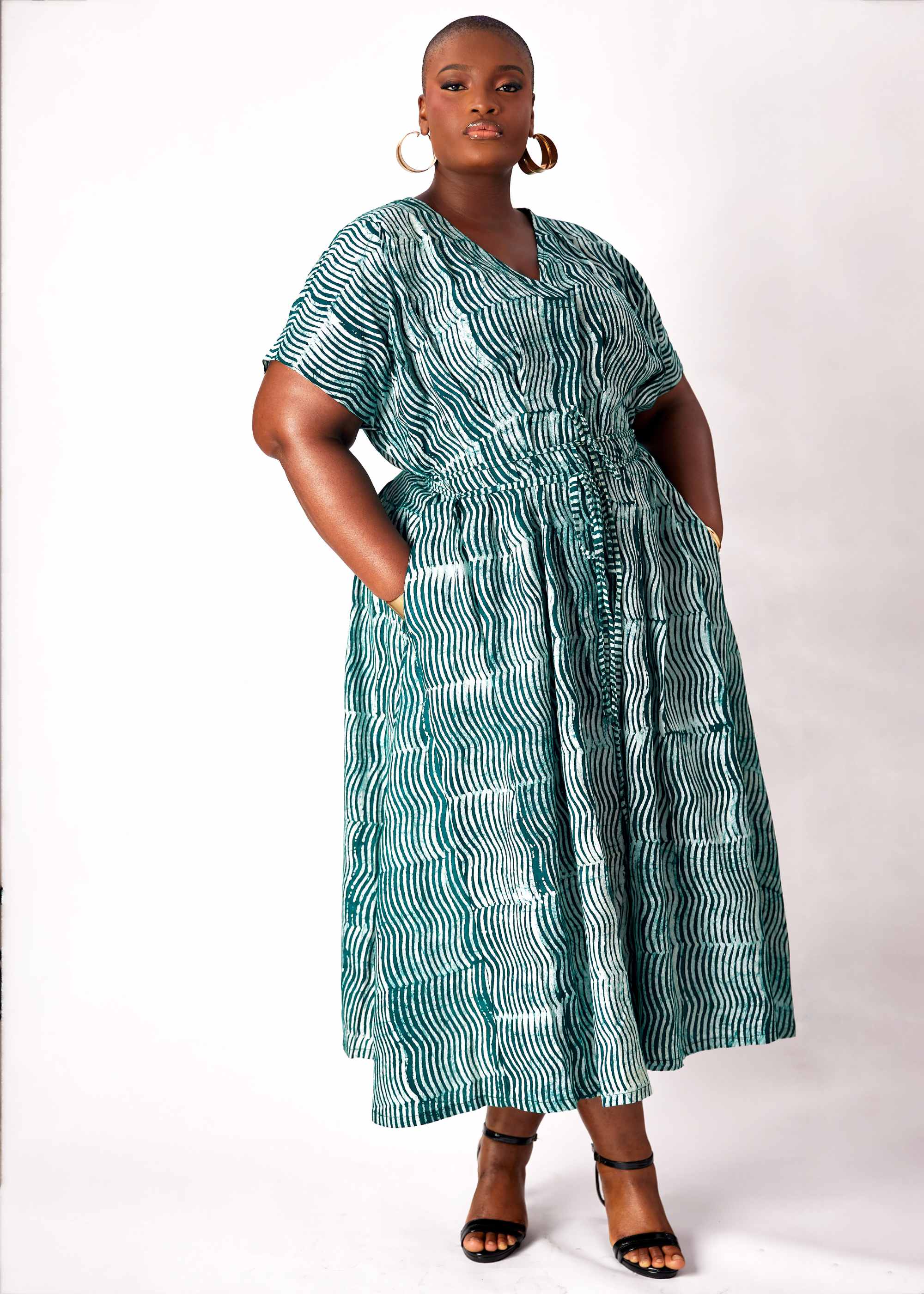Hand-dyed Waves Dress