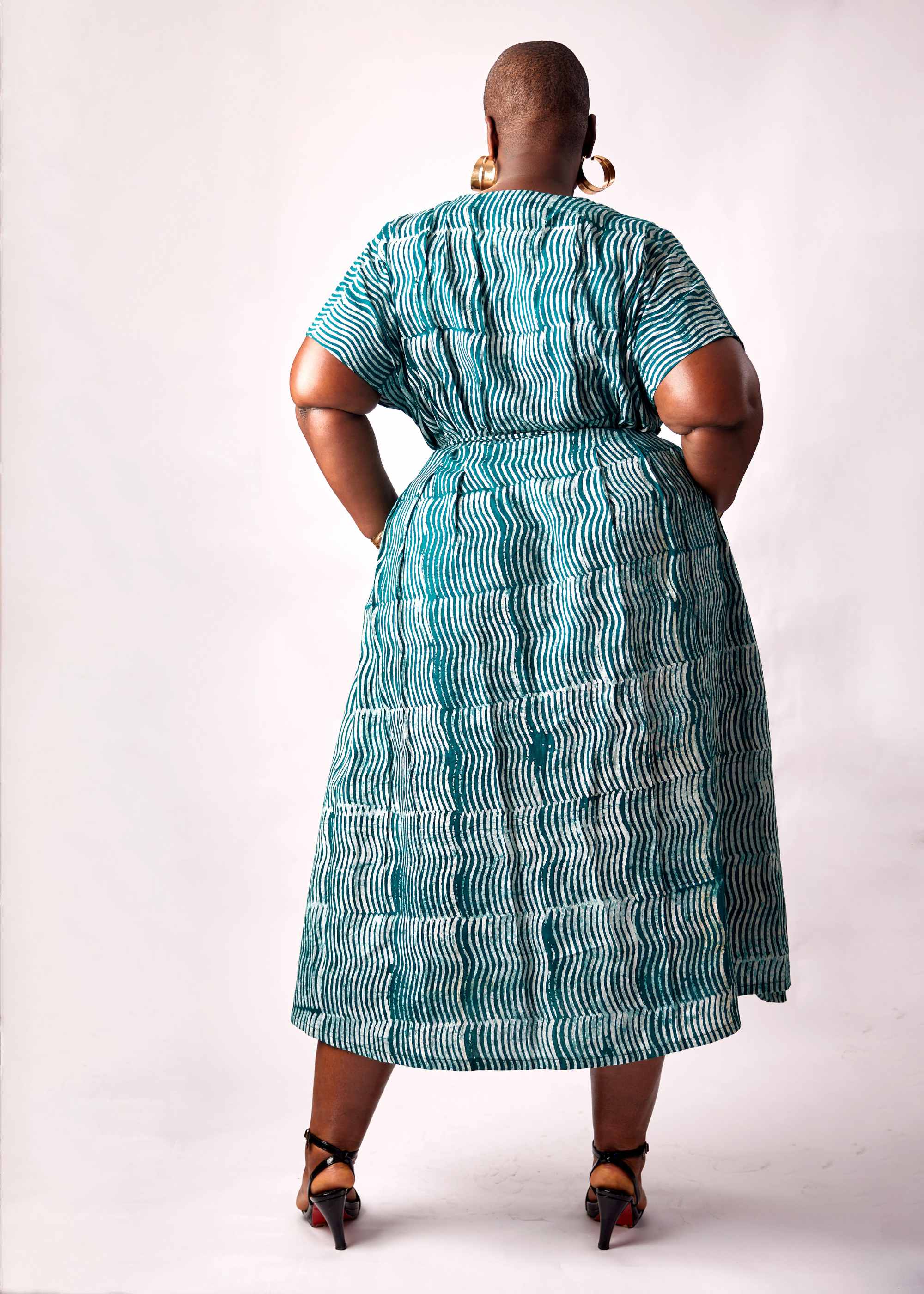 Hand-dyed Waves Dress