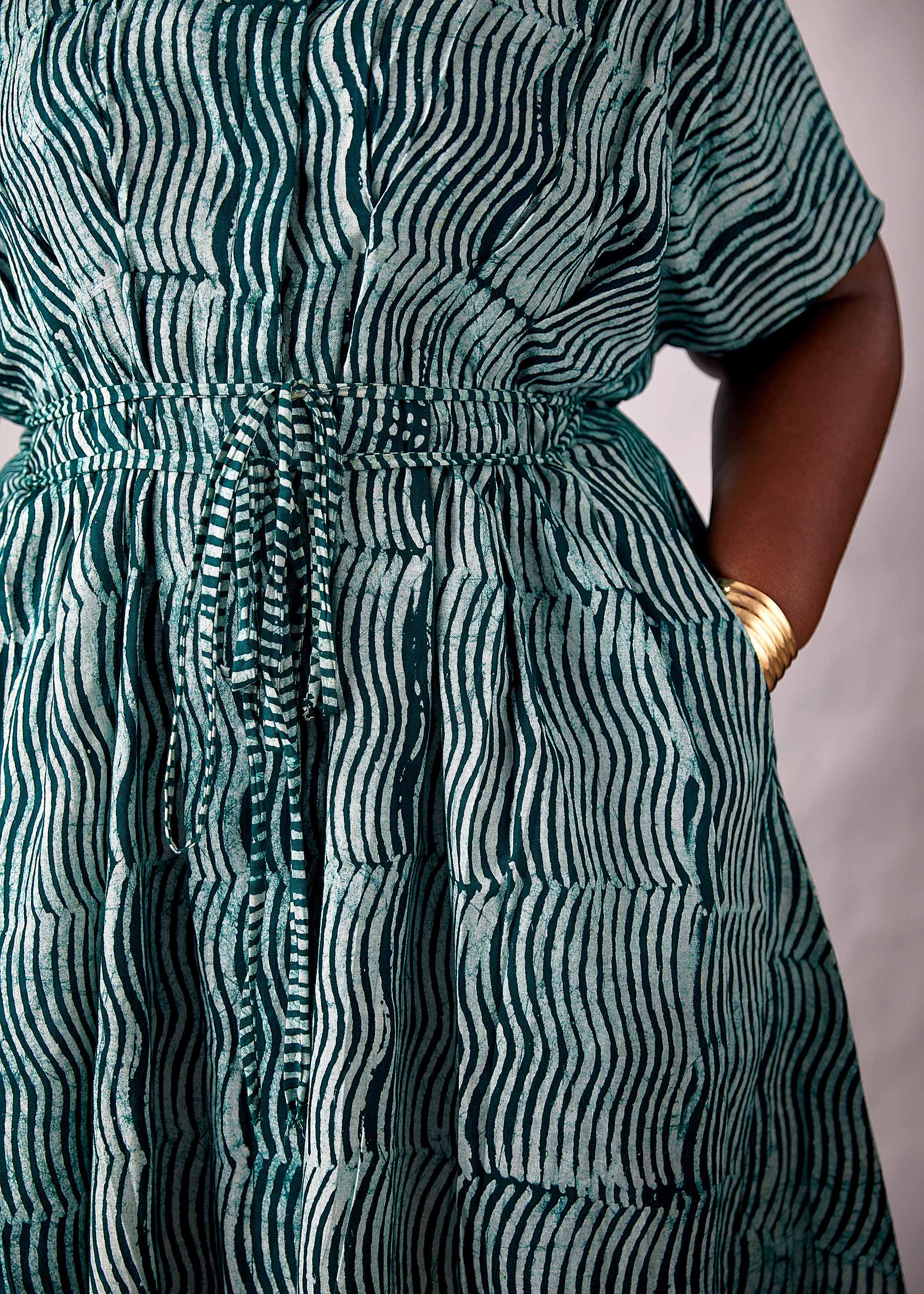 Hand-dyed Waves Dress