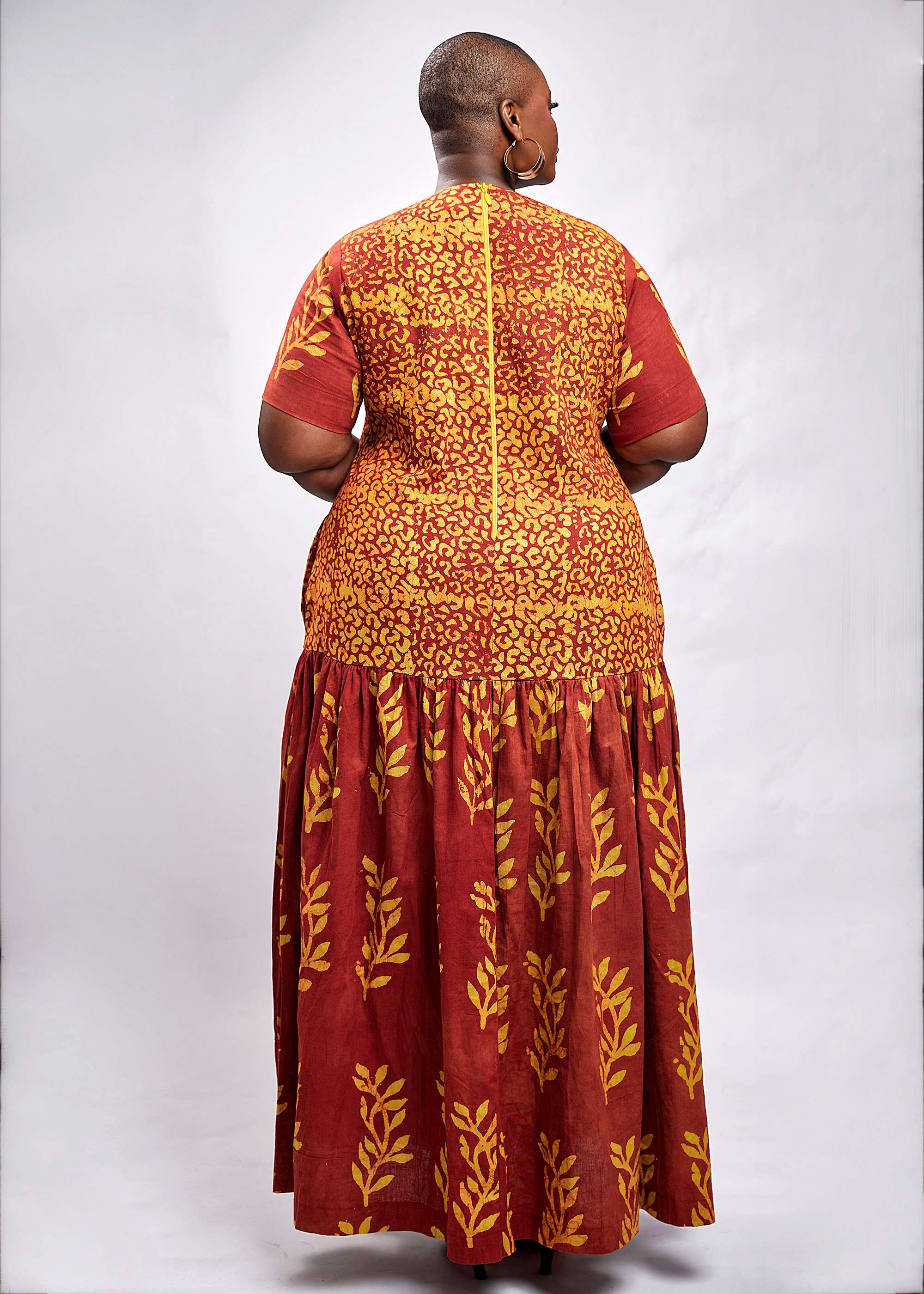 Hand-dyed Wild Maxi Dress