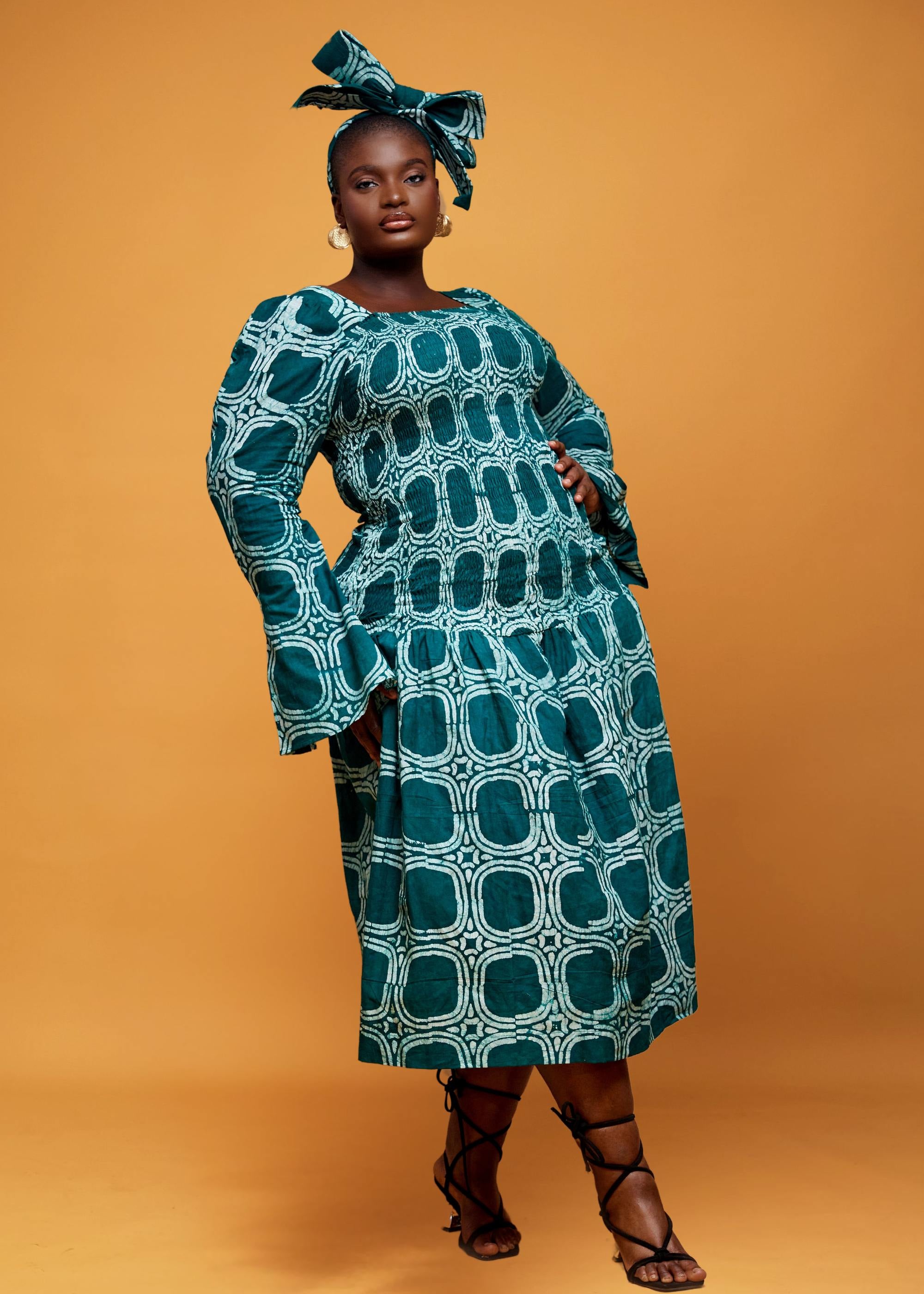 Net Smock Dress
