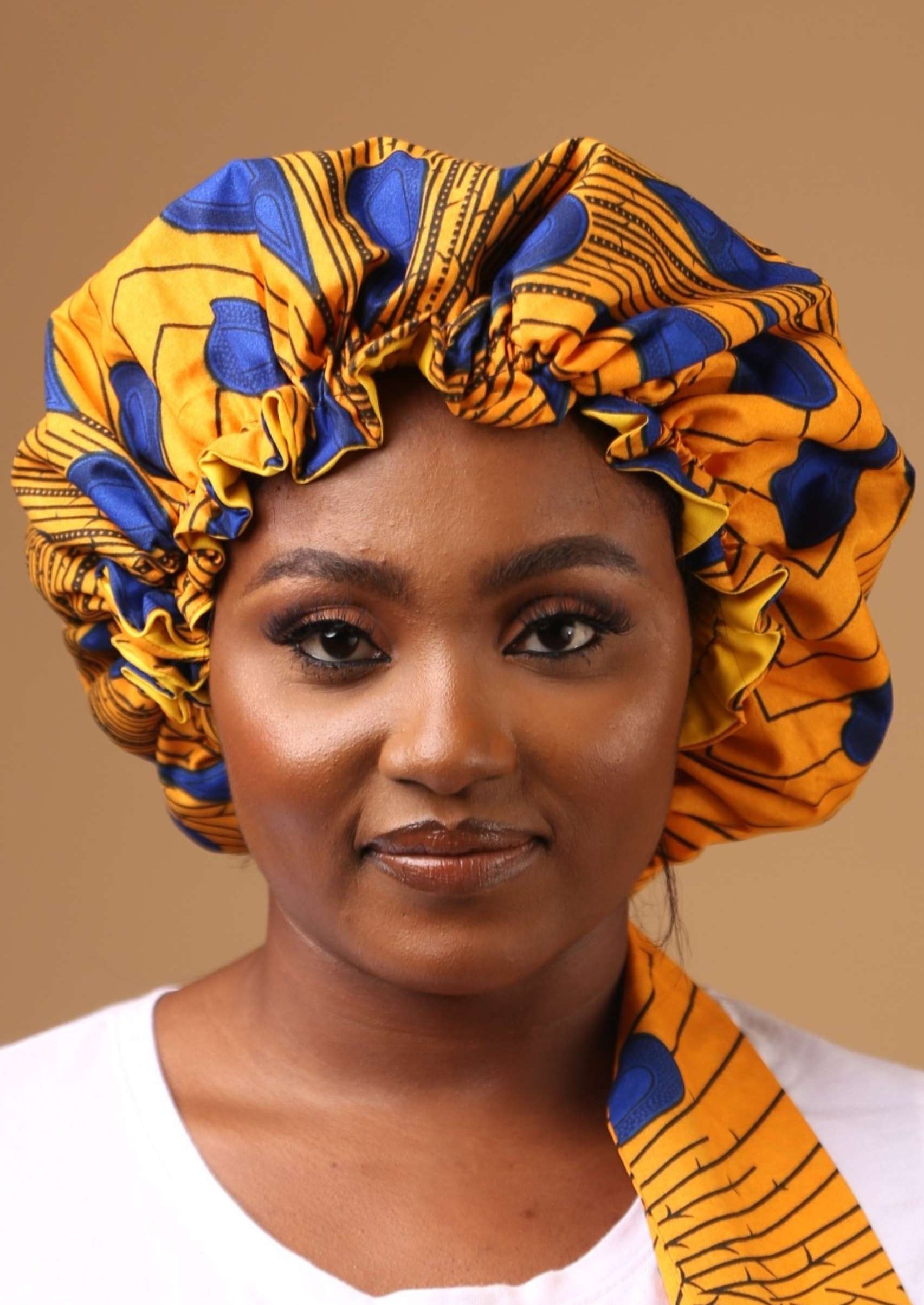 Asike Reversible Satin Bonnet