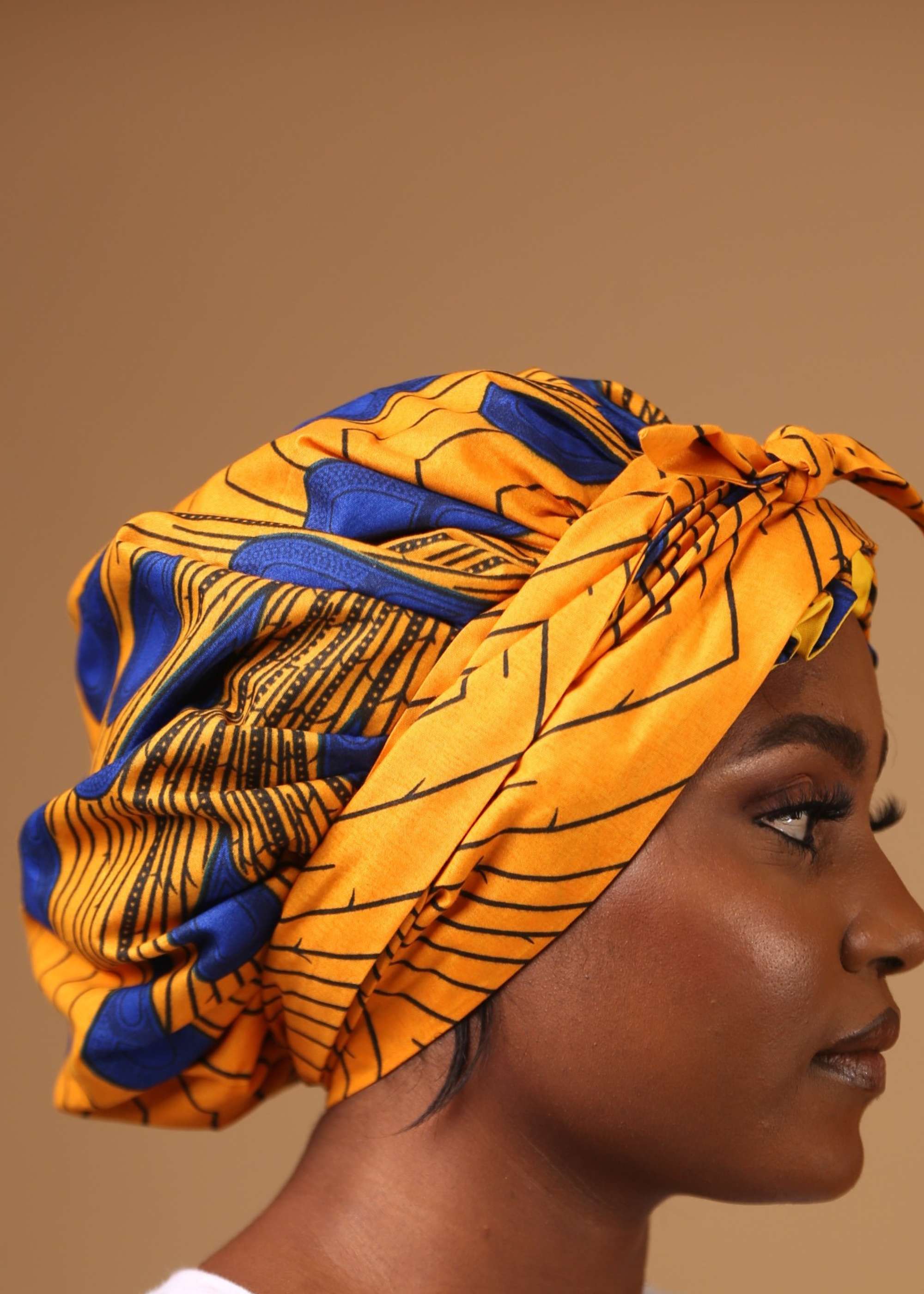 Asike Reversible Satin Bonnet