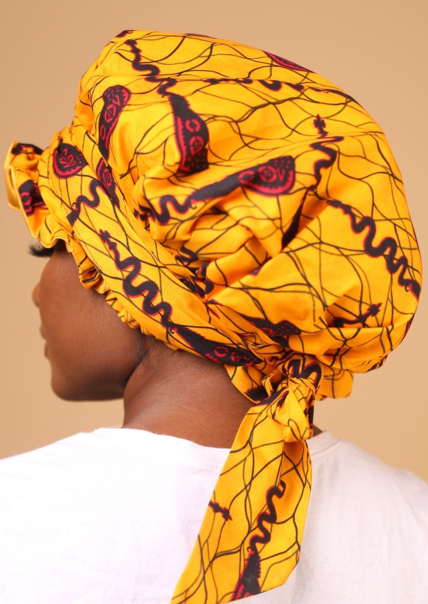 Alake Reversible Satin Bonnet