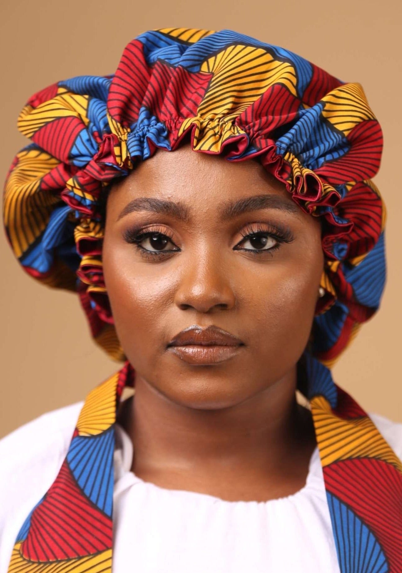 Alake Reversible Satin Bonnet